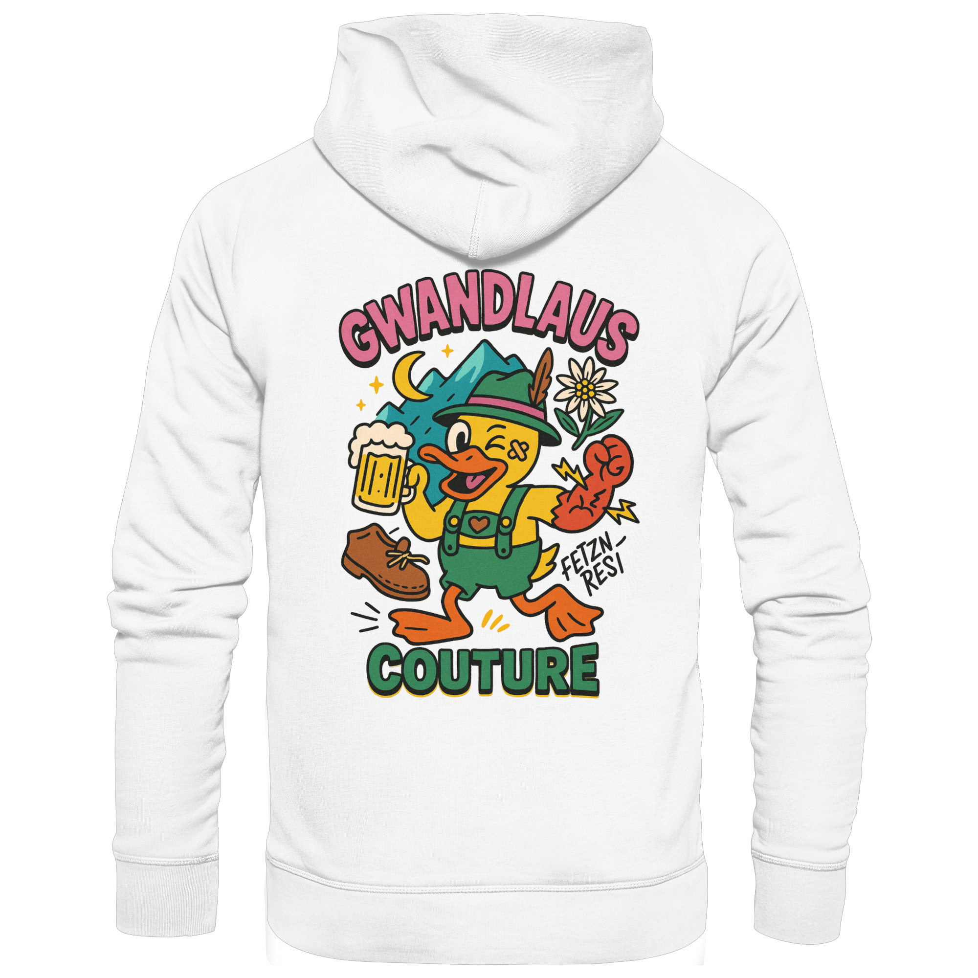 Crazy Duck - Organic Hoodie