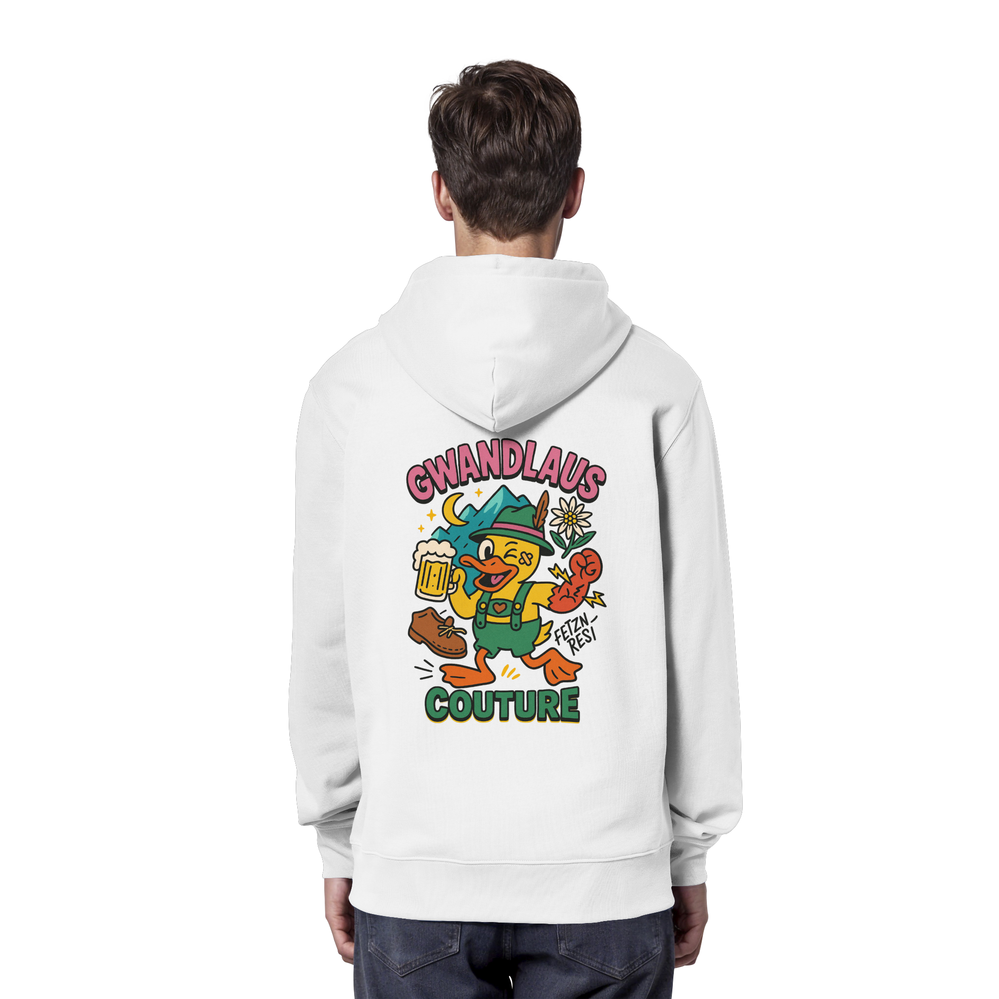 Crazy Duck - Organic Hoodie