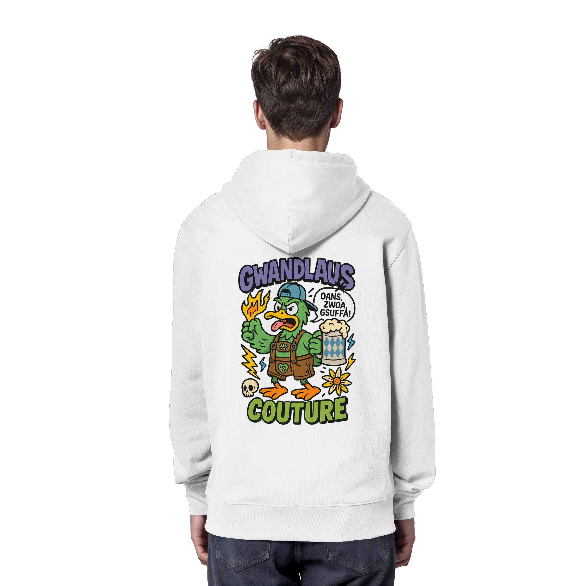 Ente süßsauer - Organic Hoodie