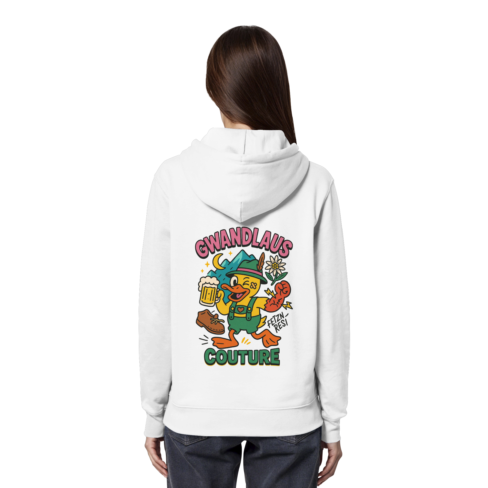 Crazy Duck - Organic Hoodie
