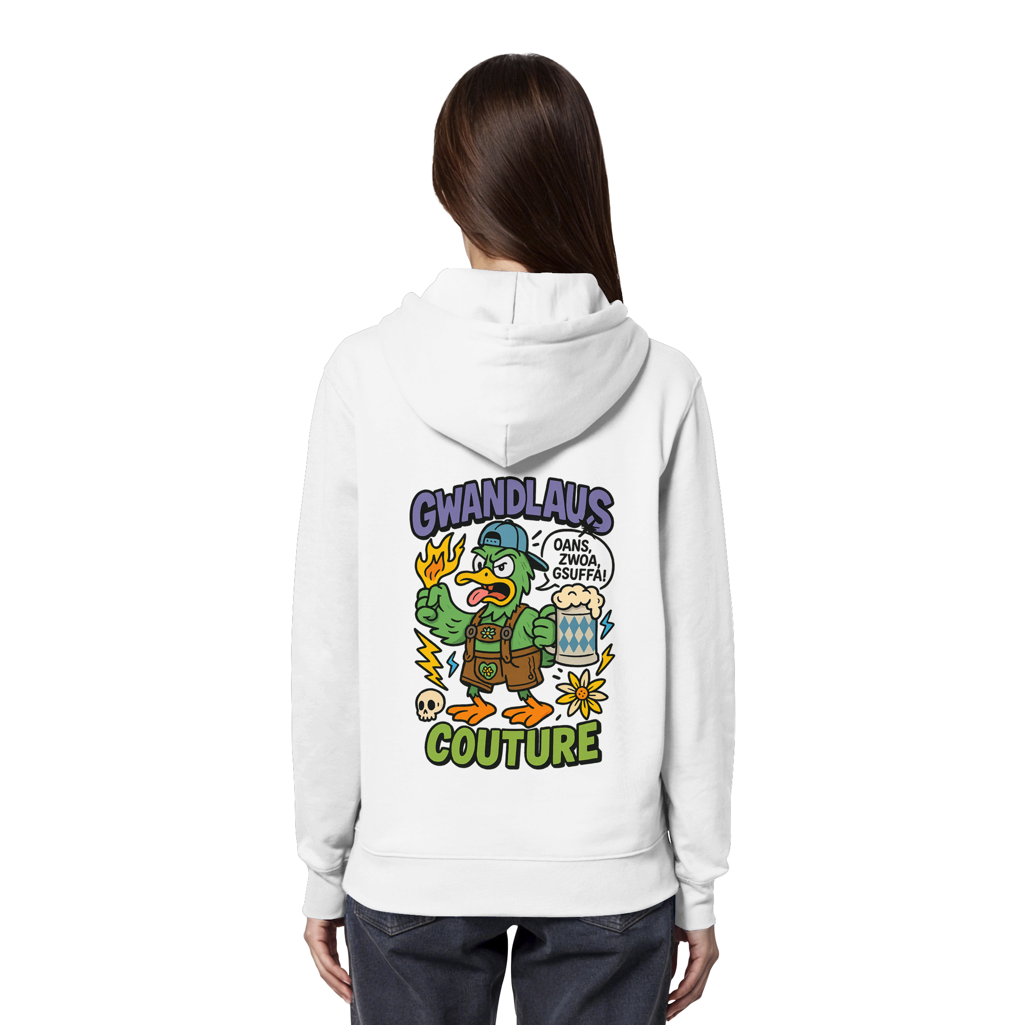 Ente süßsauer - Organic Hoodie