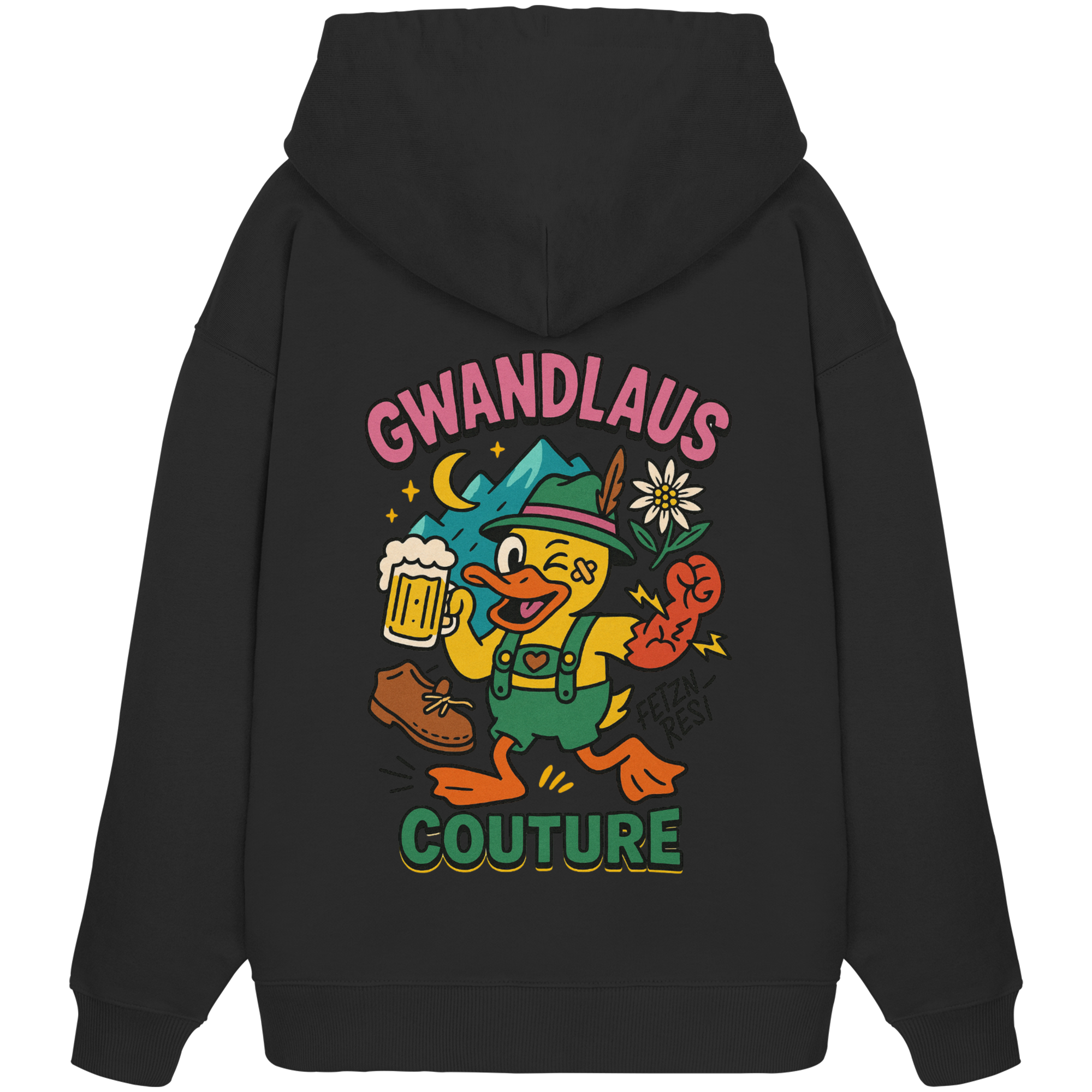 Crazy Duck - Organic Oversize Hoodie