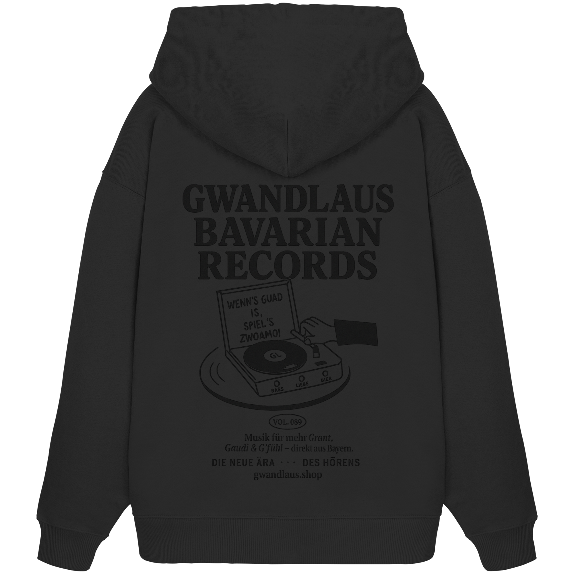 Bavarian Records  - Organic Oversize Hoodie