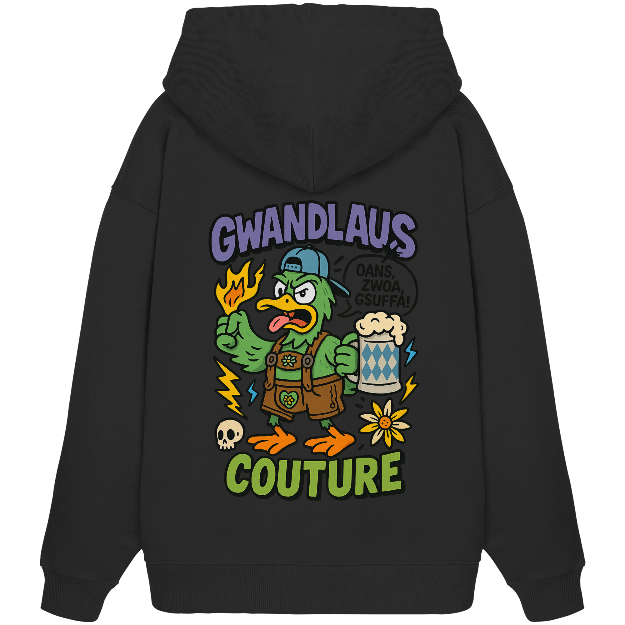 Ente süßsauer - Organic Oversize Hoodie