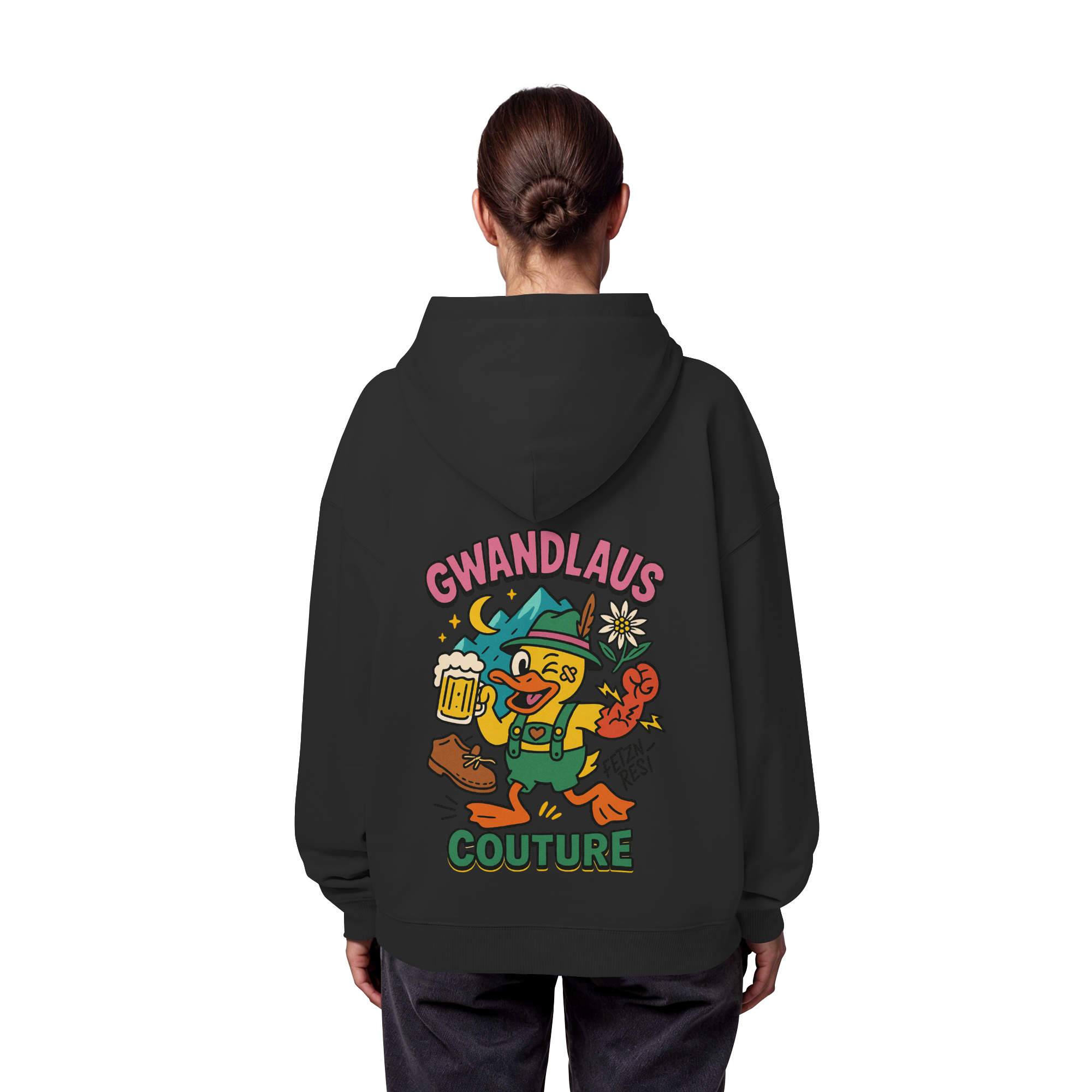 Crazy Duck - Organic Oversize Hoodie