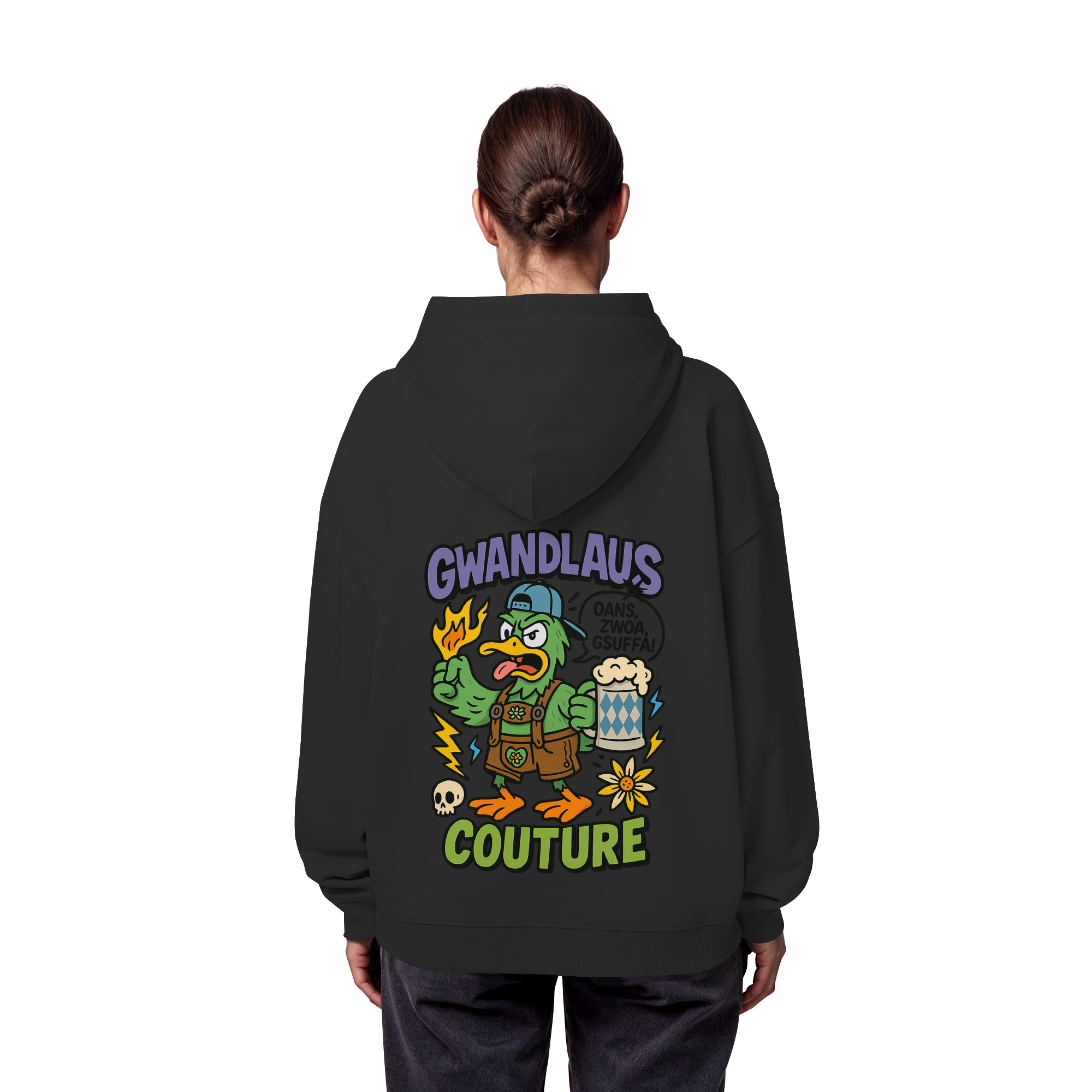 Ente süßsauer - Organic Oversize Hoodie