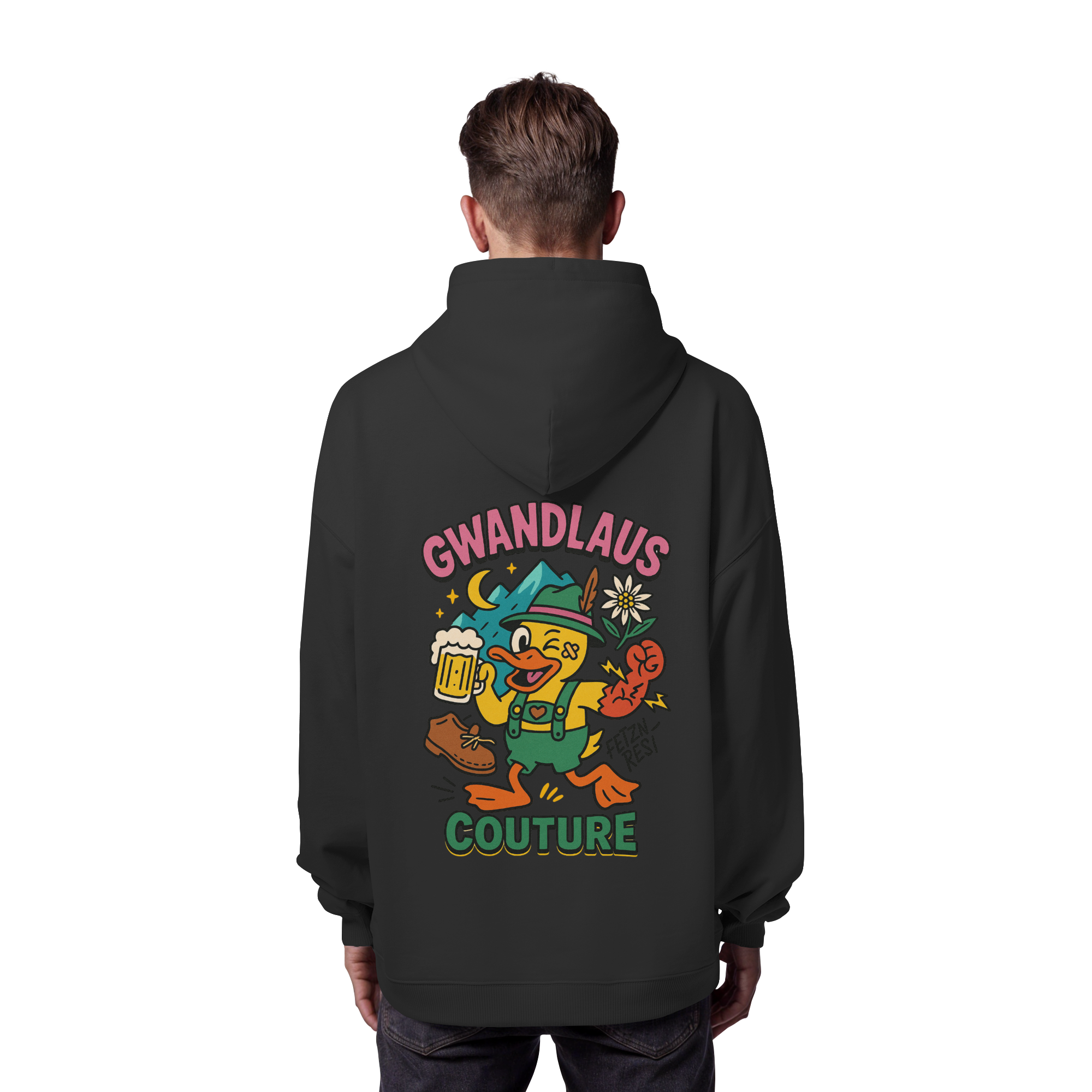 Crazy Duck - Organic Oversize Hoodie