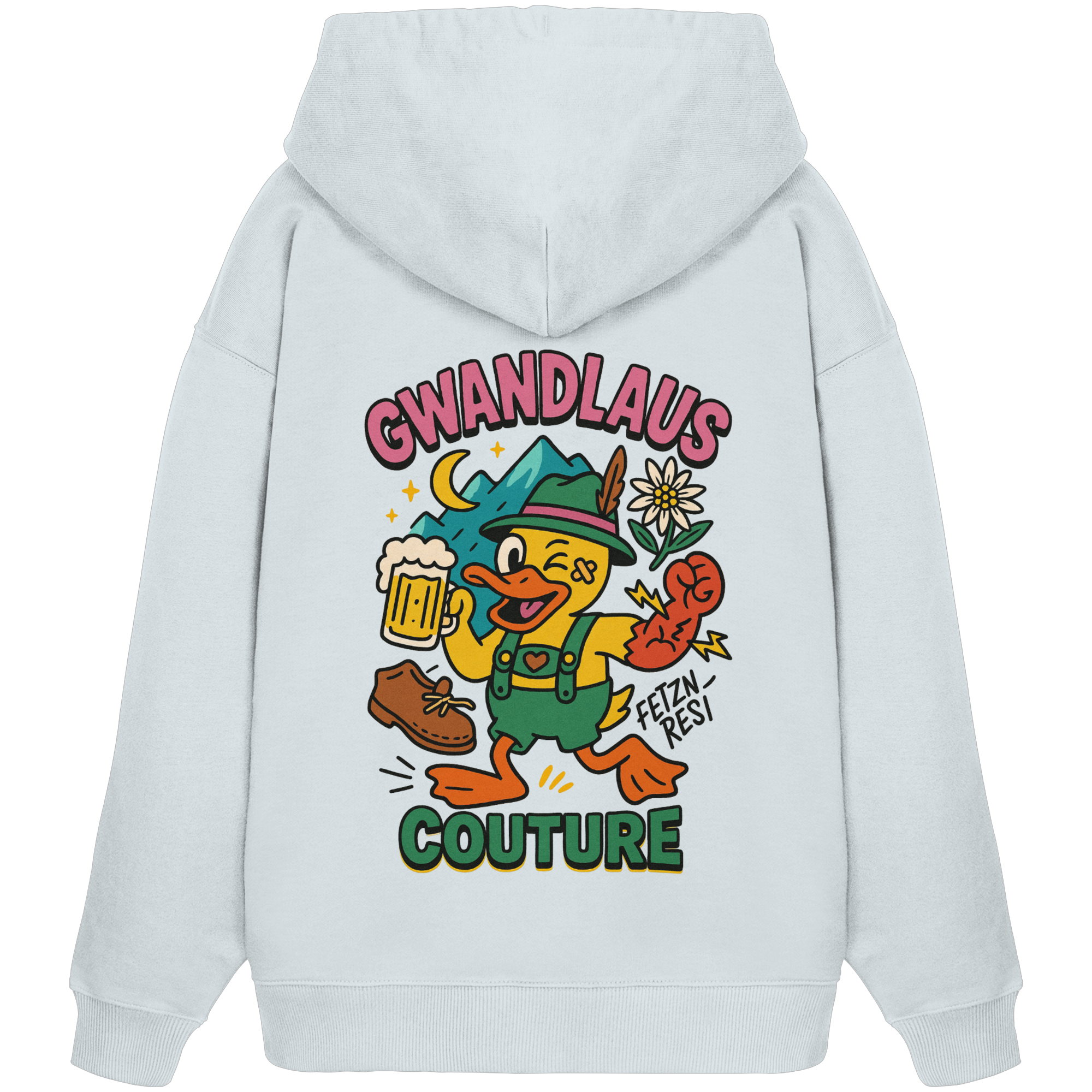Crazy Duck - Organic Oversize Hoodie