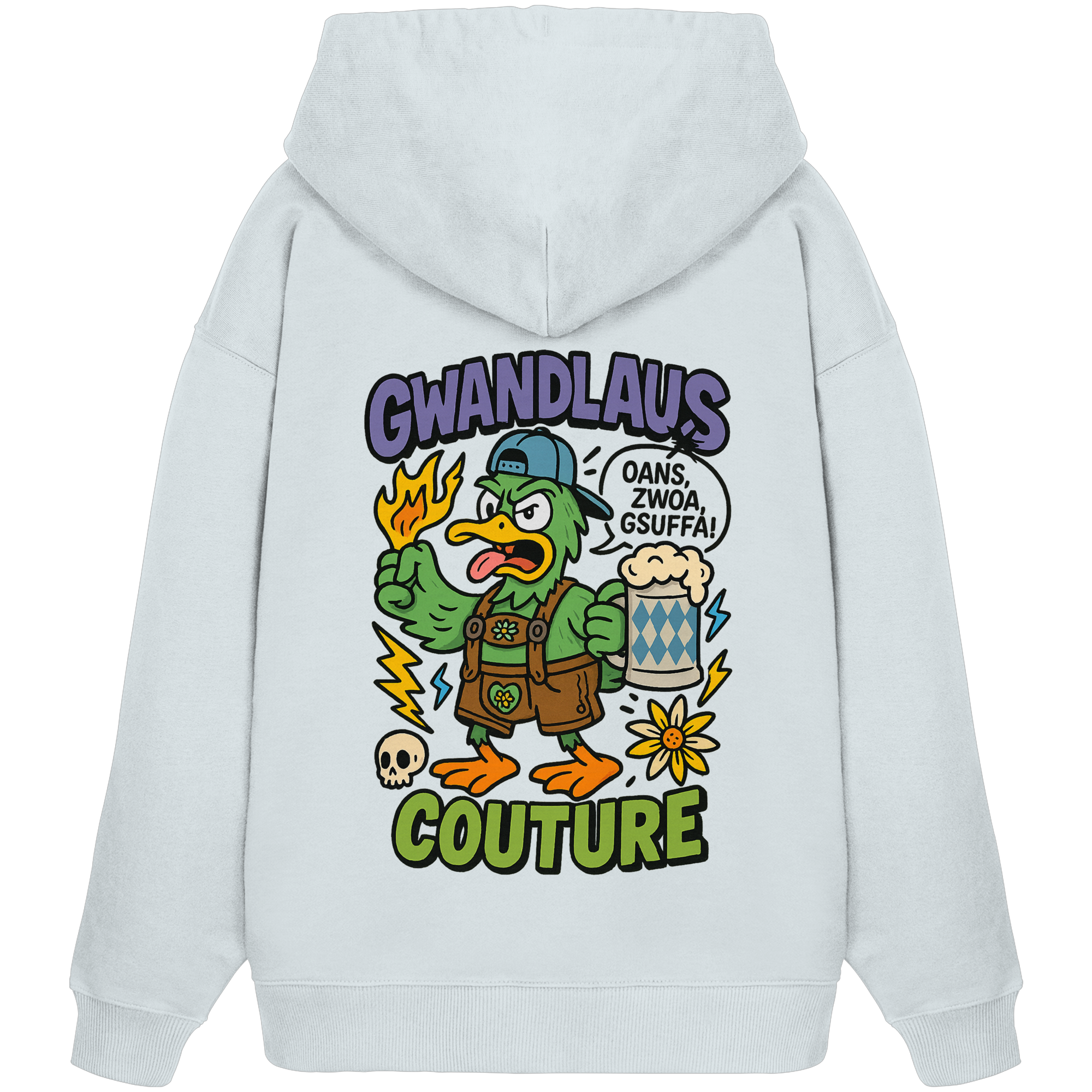 Ente süßsauer - Organic Oversize Hoodie