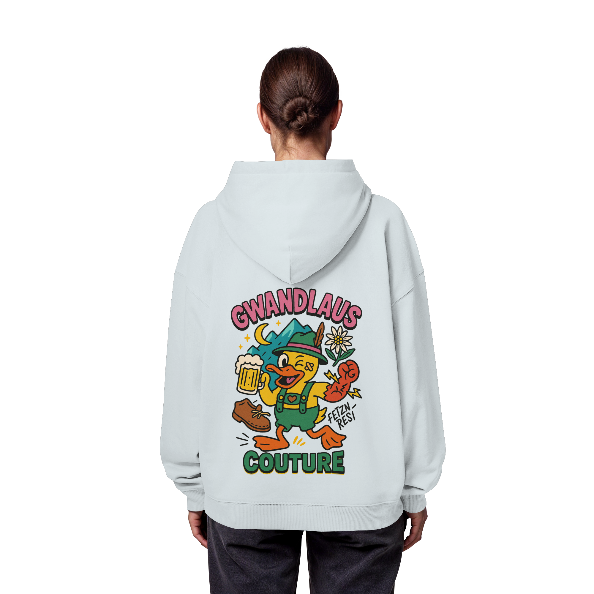 Crazy Duck - Organic Oversize Hoodie