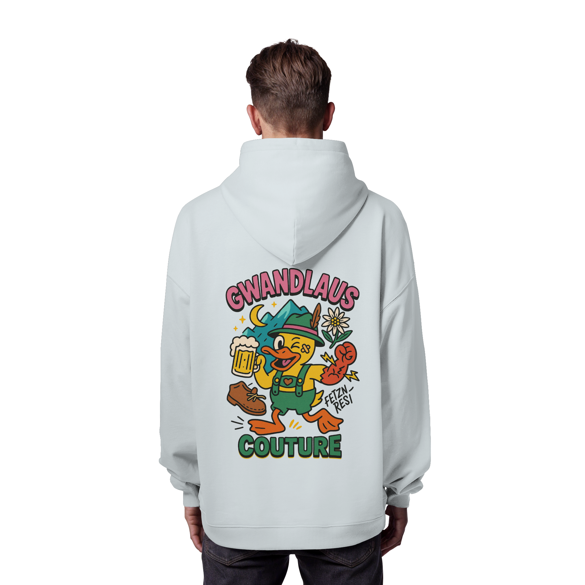 Crazy Duck - Organic Oversize Hoodie