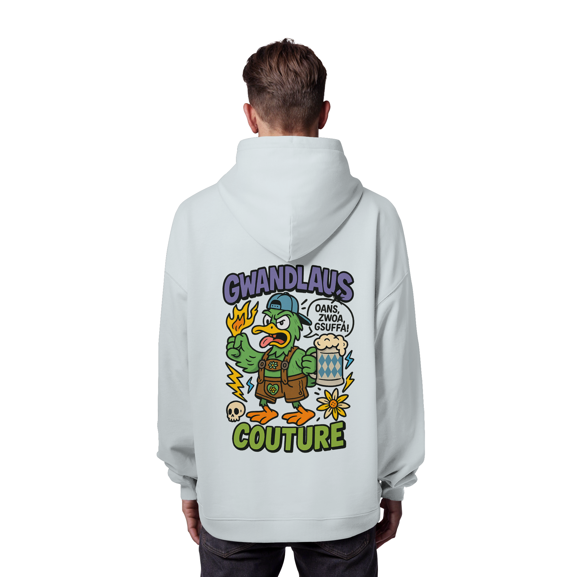 Ente süßsauer - Organic Oversize Hoodie