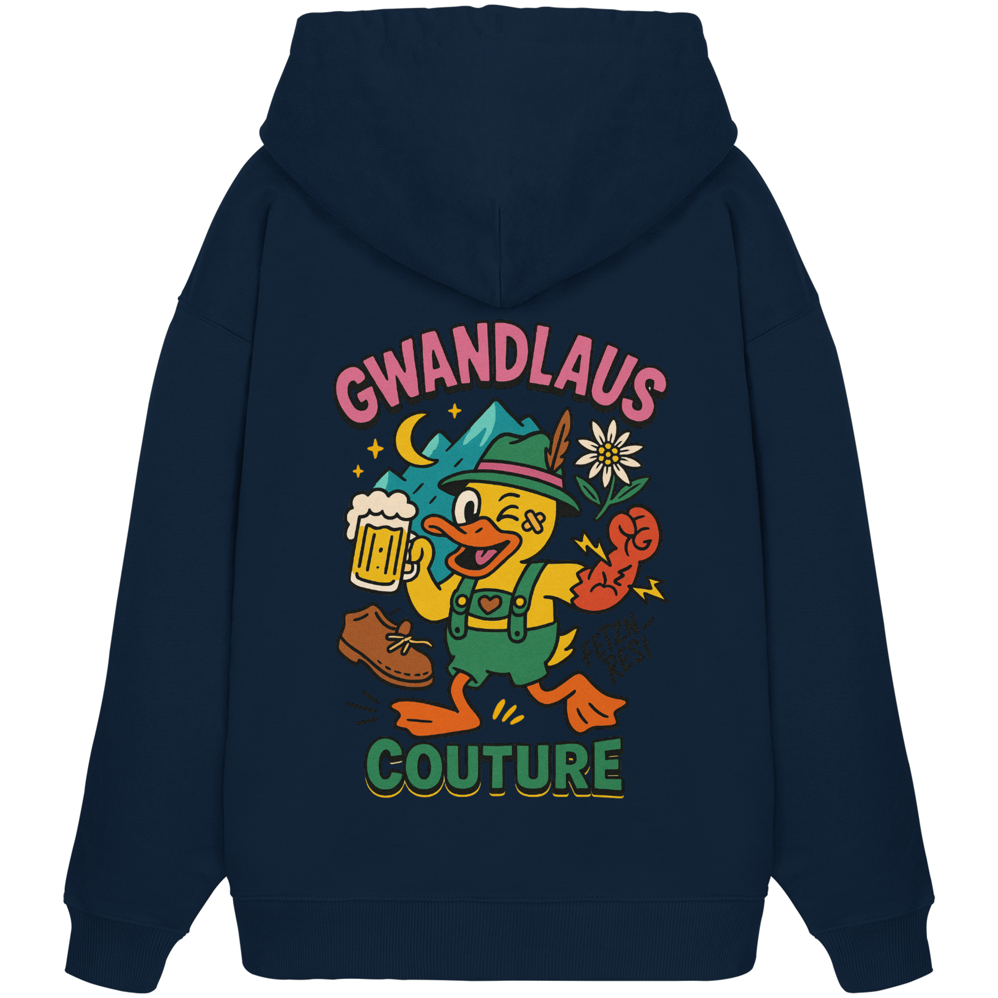 Crazy Duck - Organic Oversize Hoodie