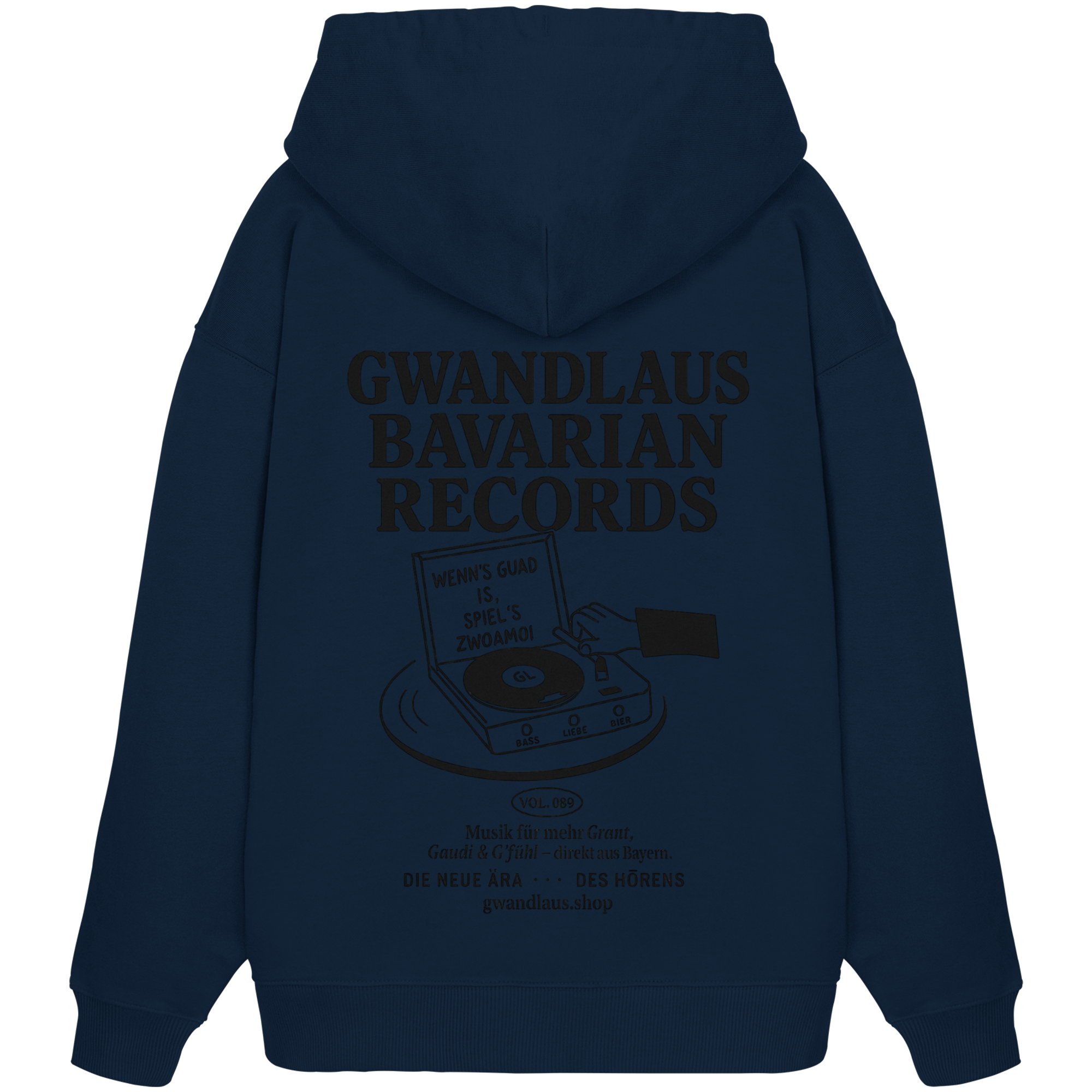 Bavarian Records  - Organic Oversize Hoodie