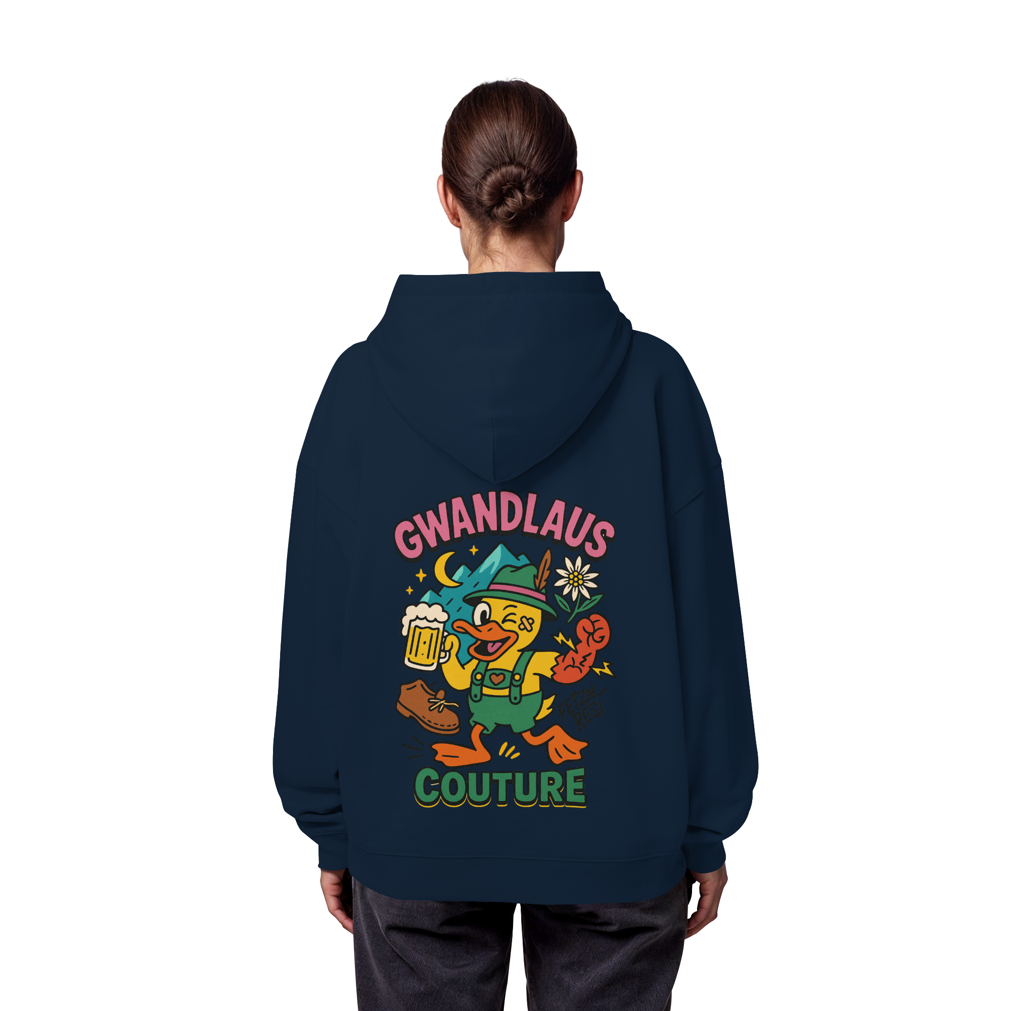 Crazy Duck - Organic Oversize Hoodie