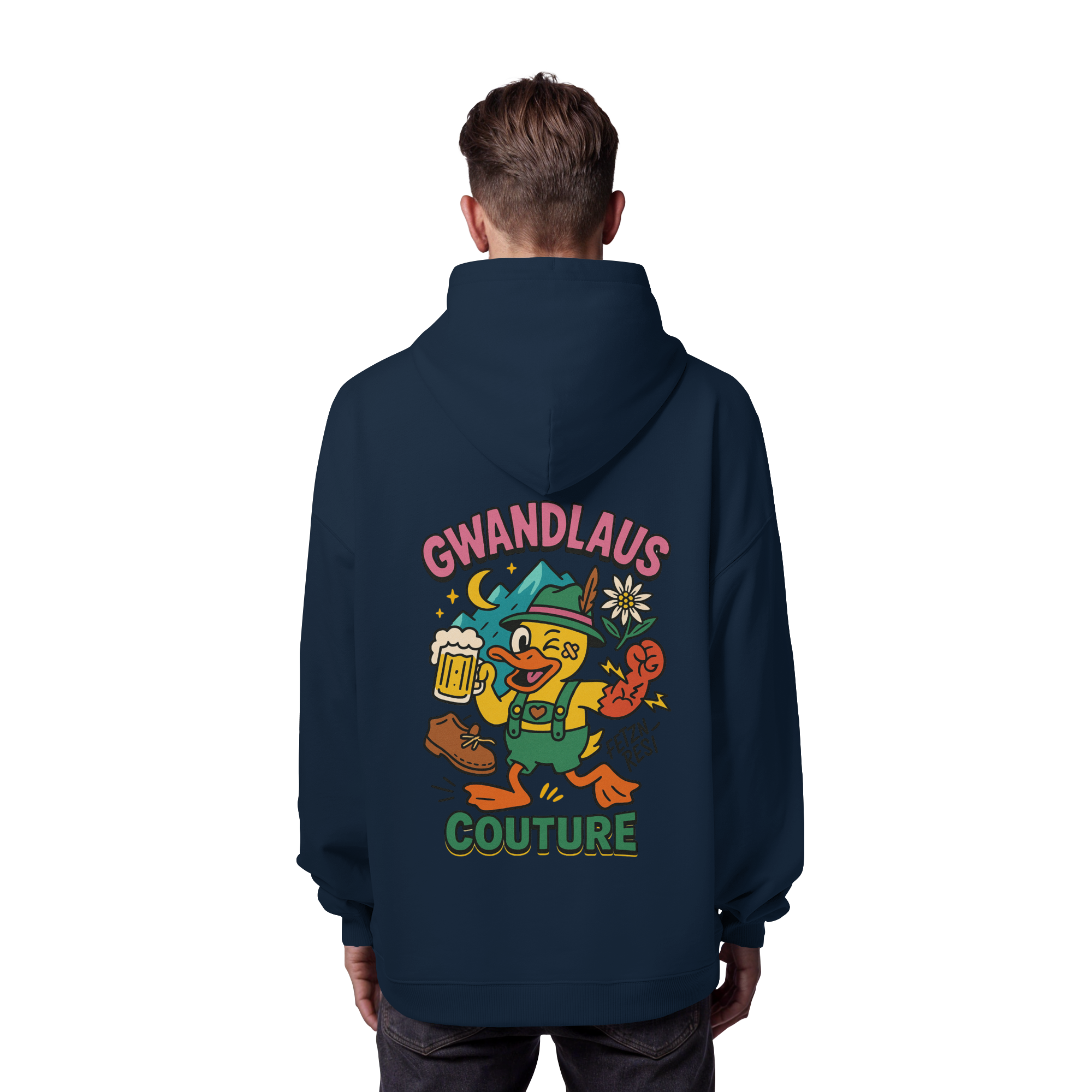 Crazy Duck - Organic Oversize Hoodie