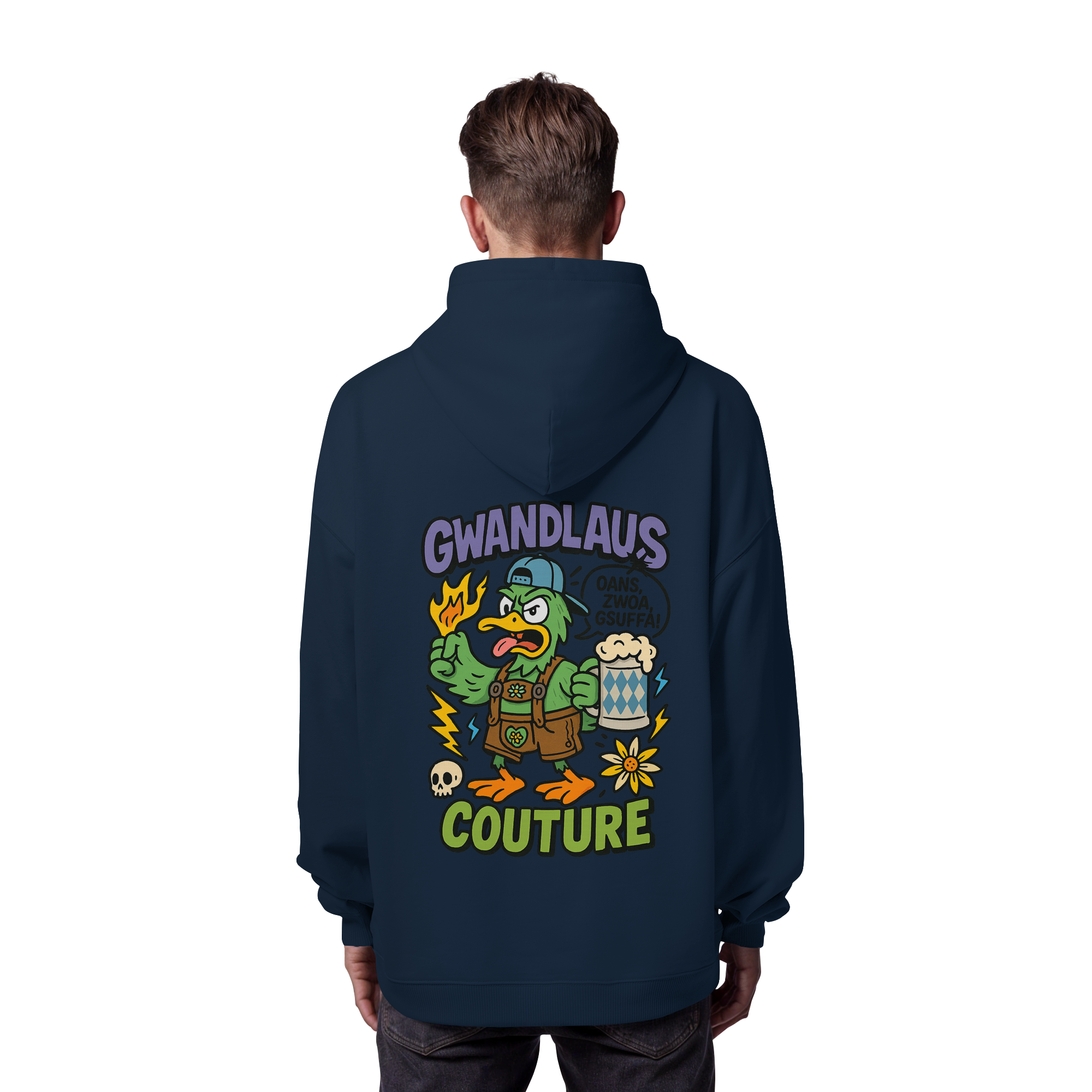 Ente süßsauer - Organic Oversize Hoodie