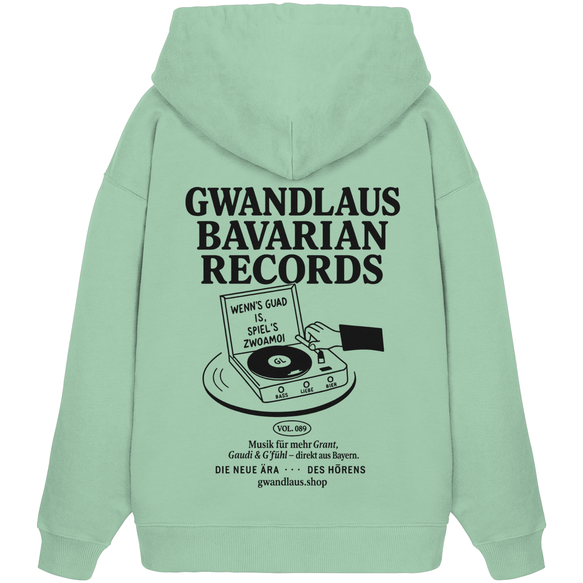 Bavarian Records  - Organic Oversize Hoodie