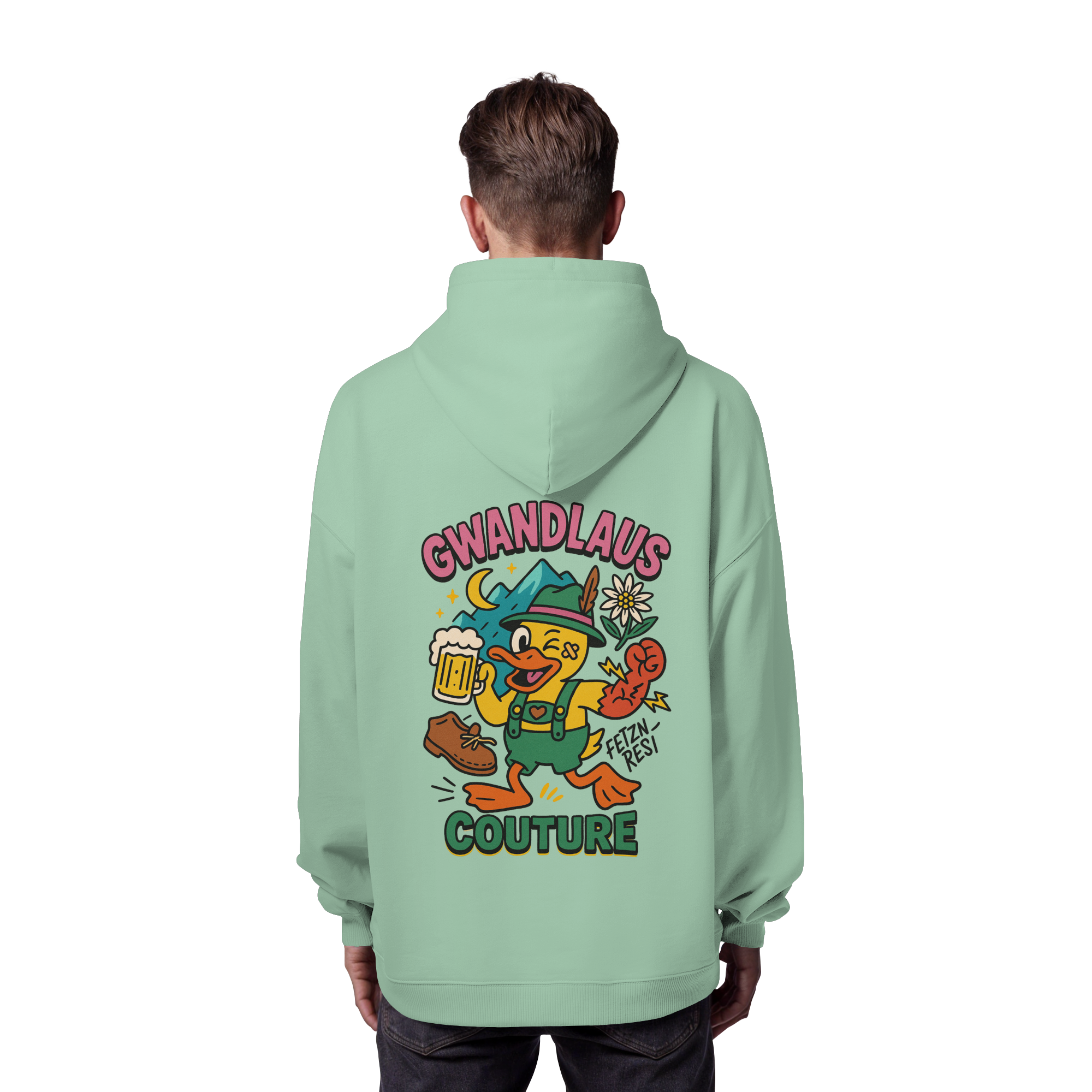 Crazy Duck - Organic Oversize Hoodie