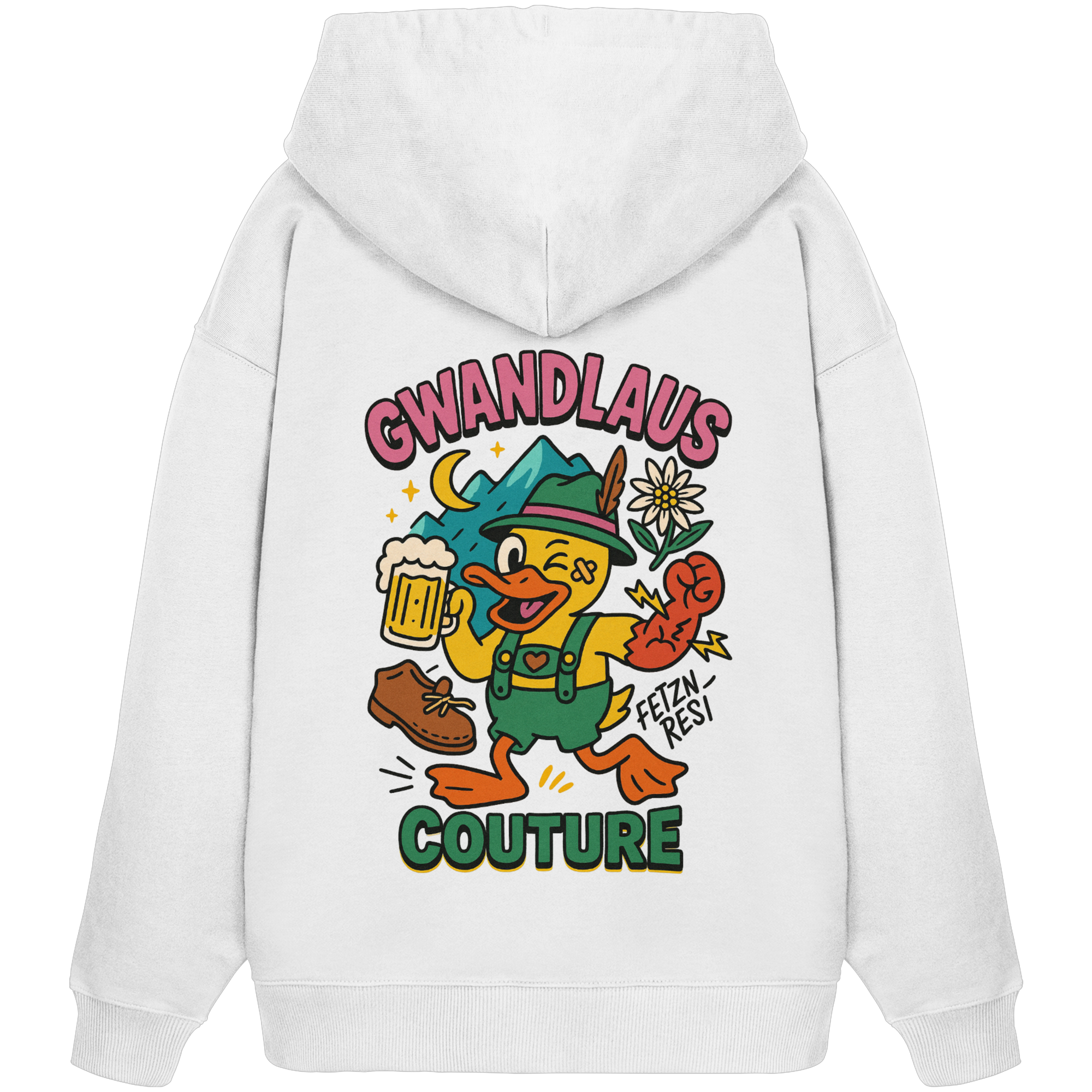 Crazy Duck - Organic Oversize Hoodie
