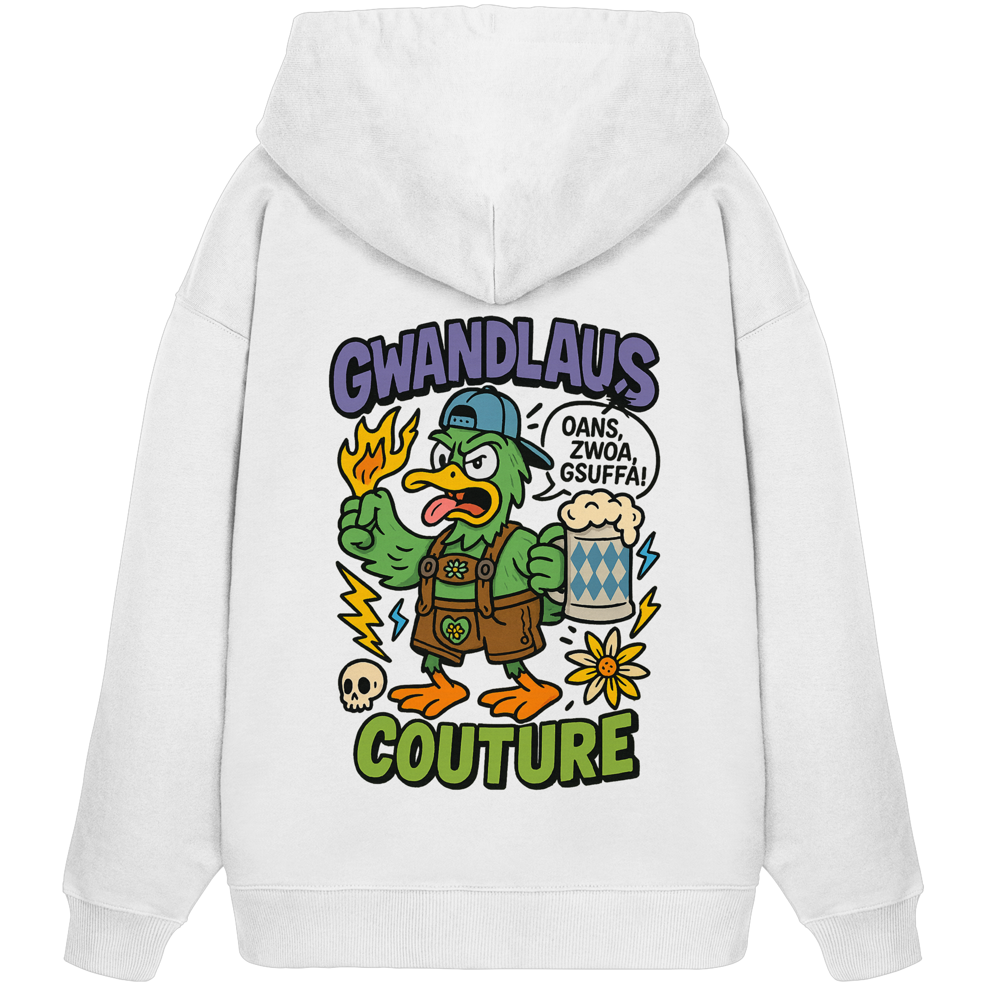Ente süßsauer - Organic Oversize Hoodie