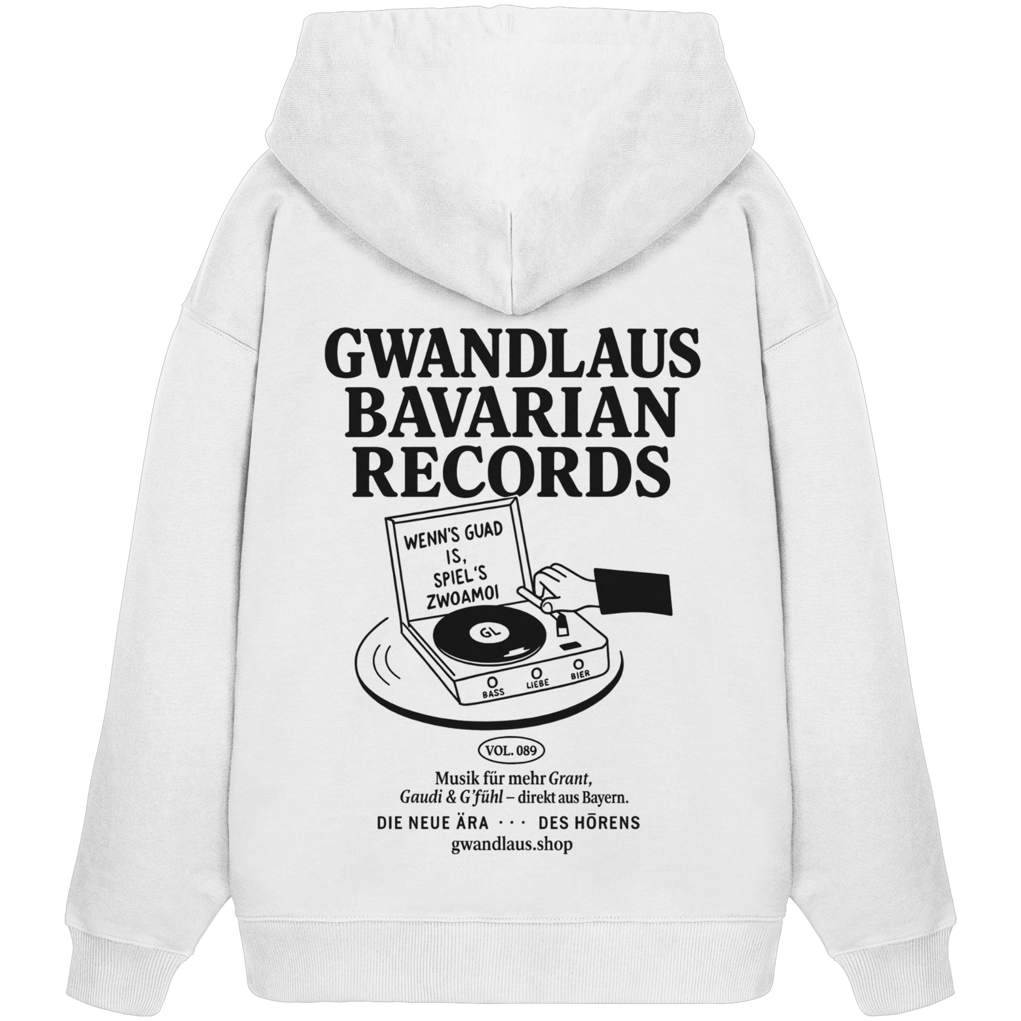 Bavarian Records  - Organic Oversize Hoodie