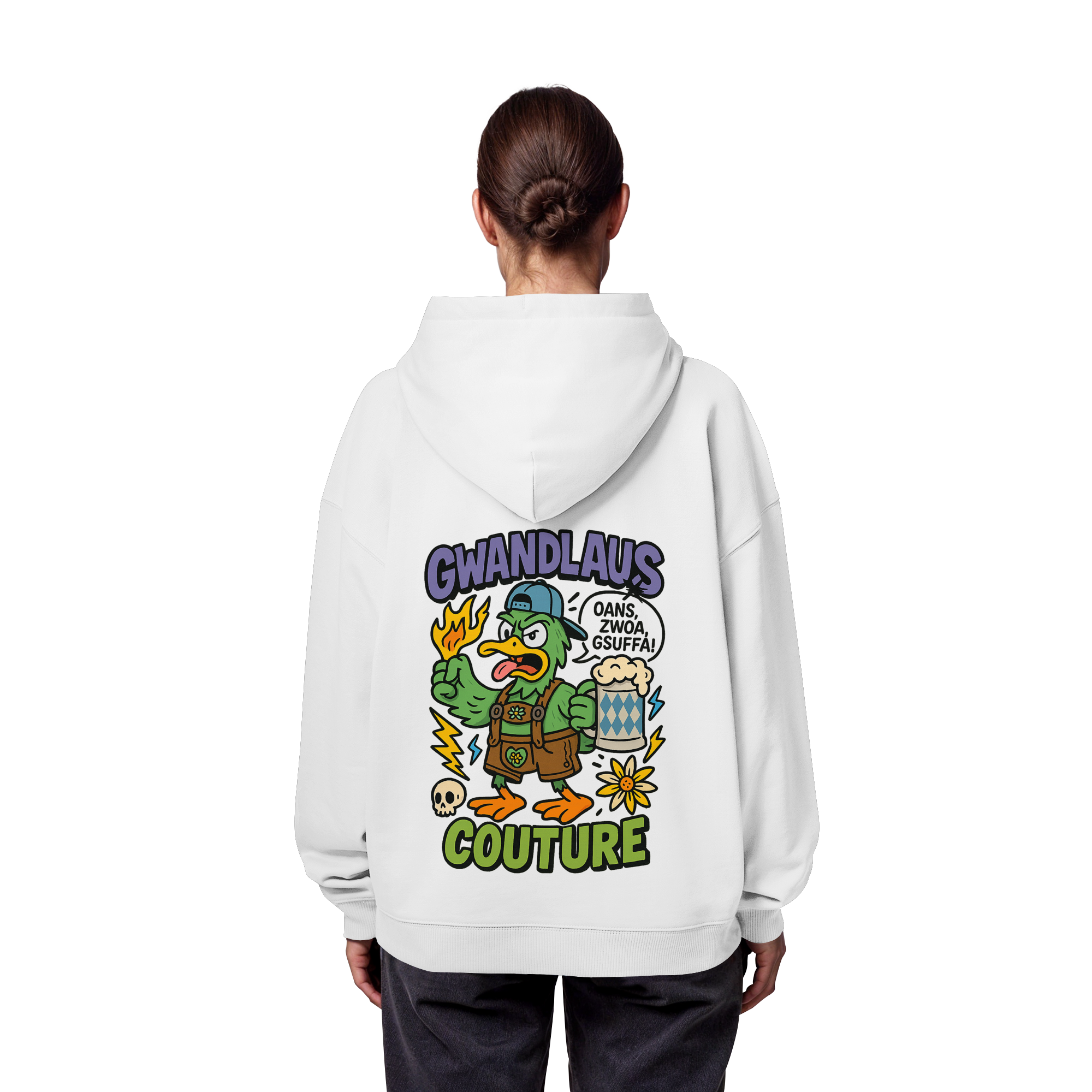Ente süßsauer - Organic Oversize Hoodie