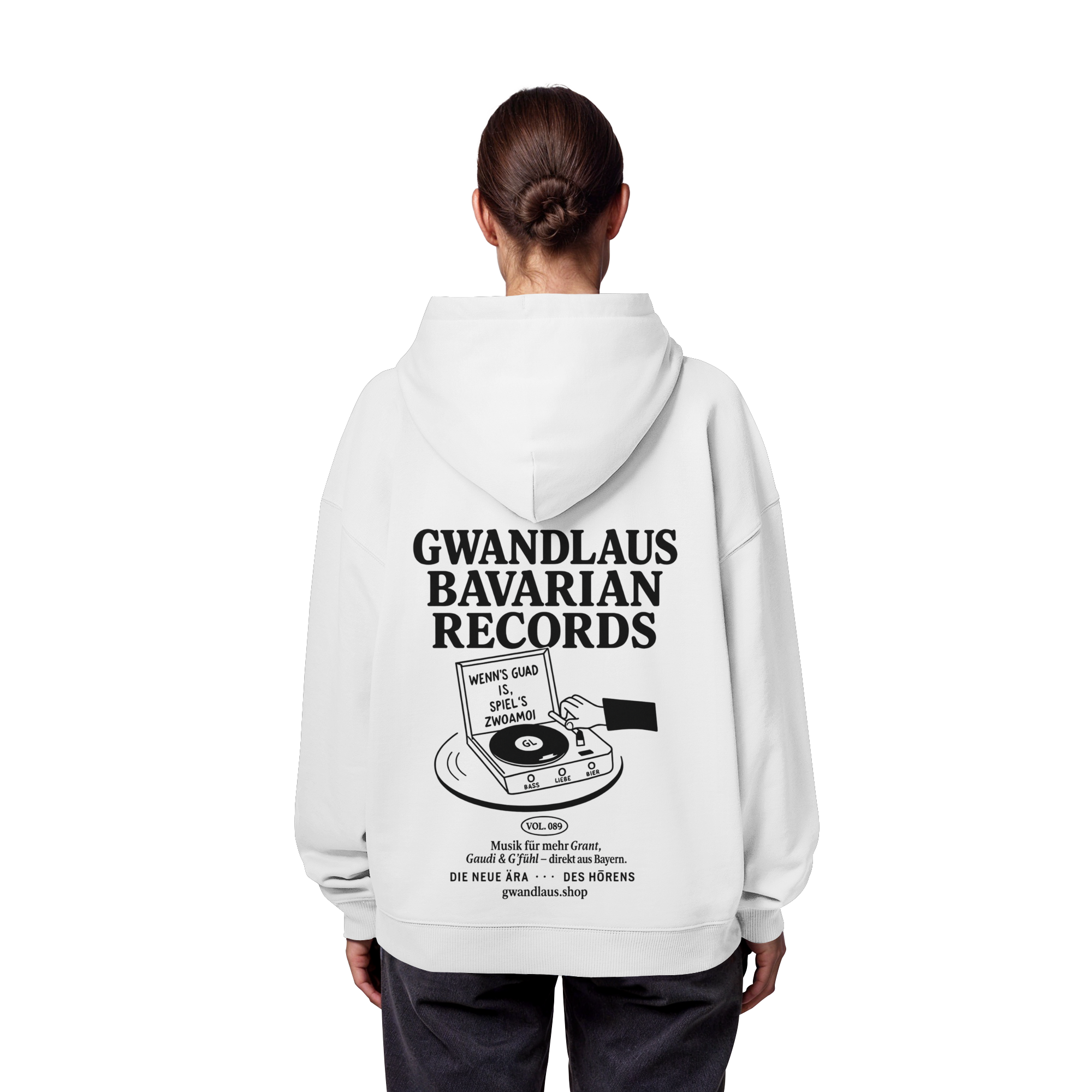 Bavarian Records  - Organic Oversize Hoodie