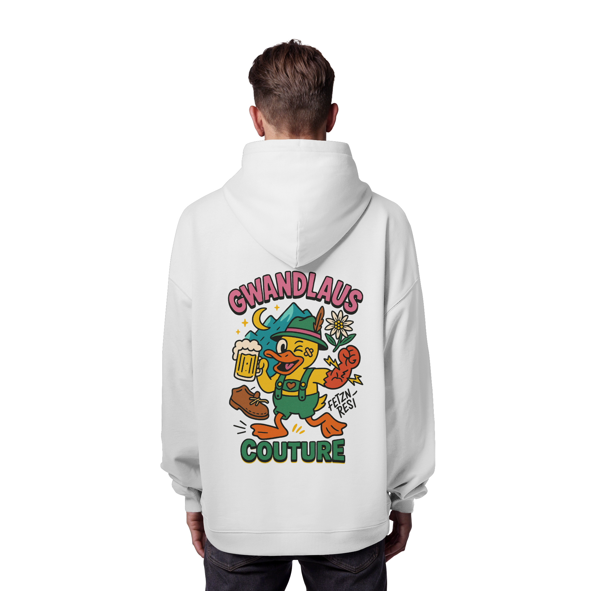 Crazy Duck - Organic Oversize Hoodie
