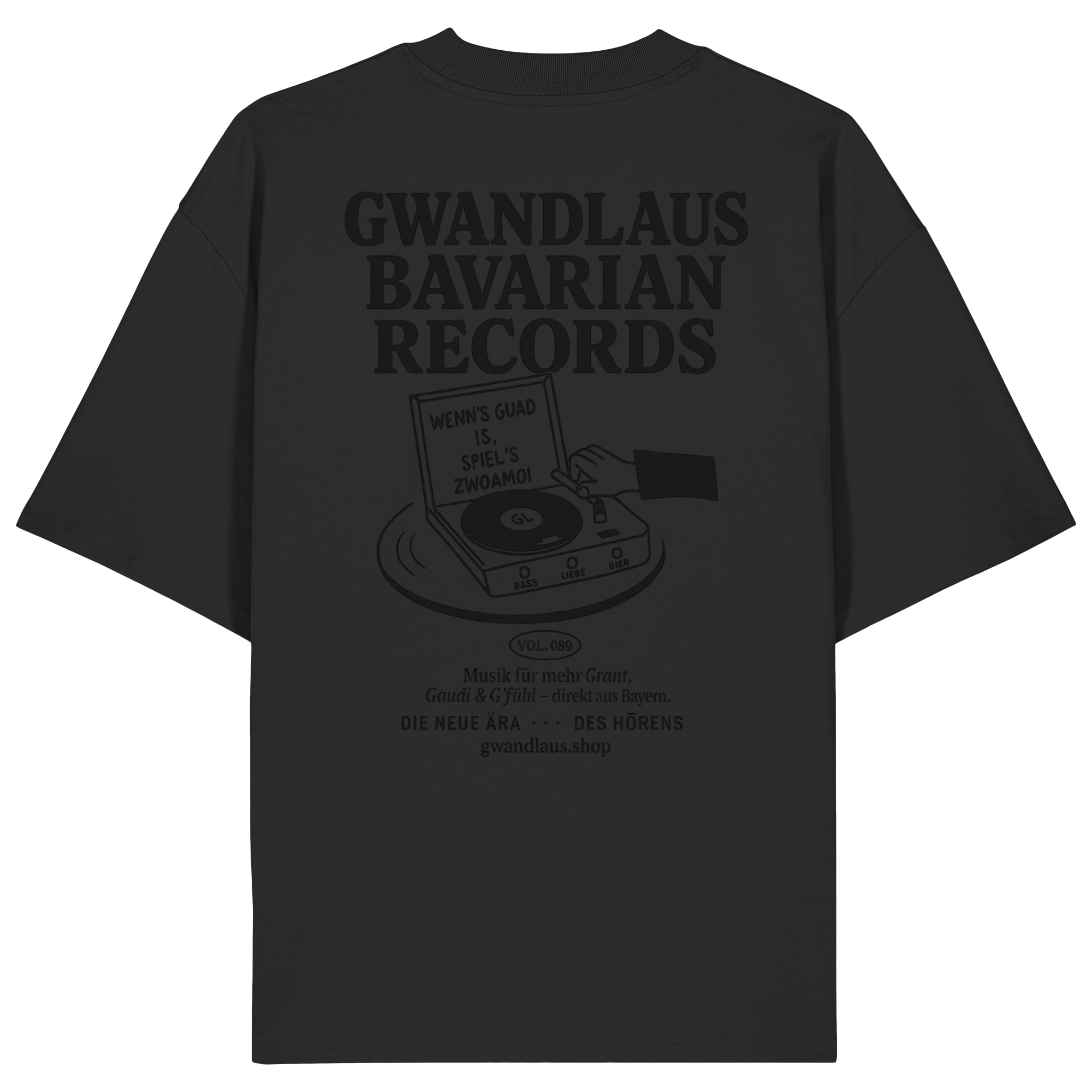 Bavarian Records  - Organic Oversize Shirt