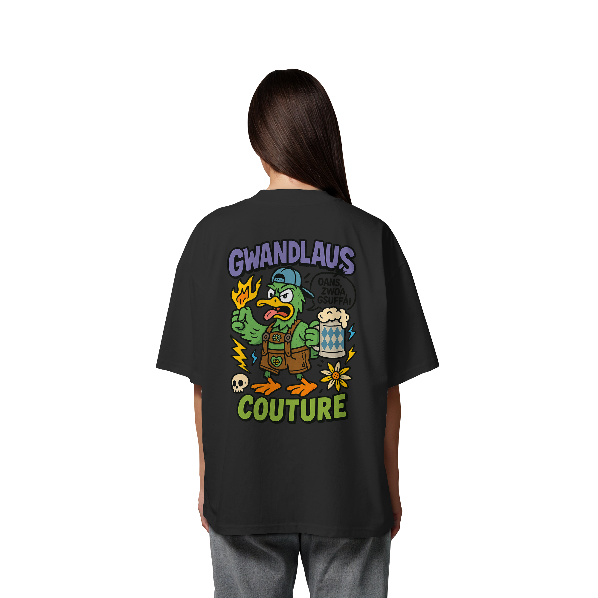 Ente süßsauer - Organic Oversize Shirt