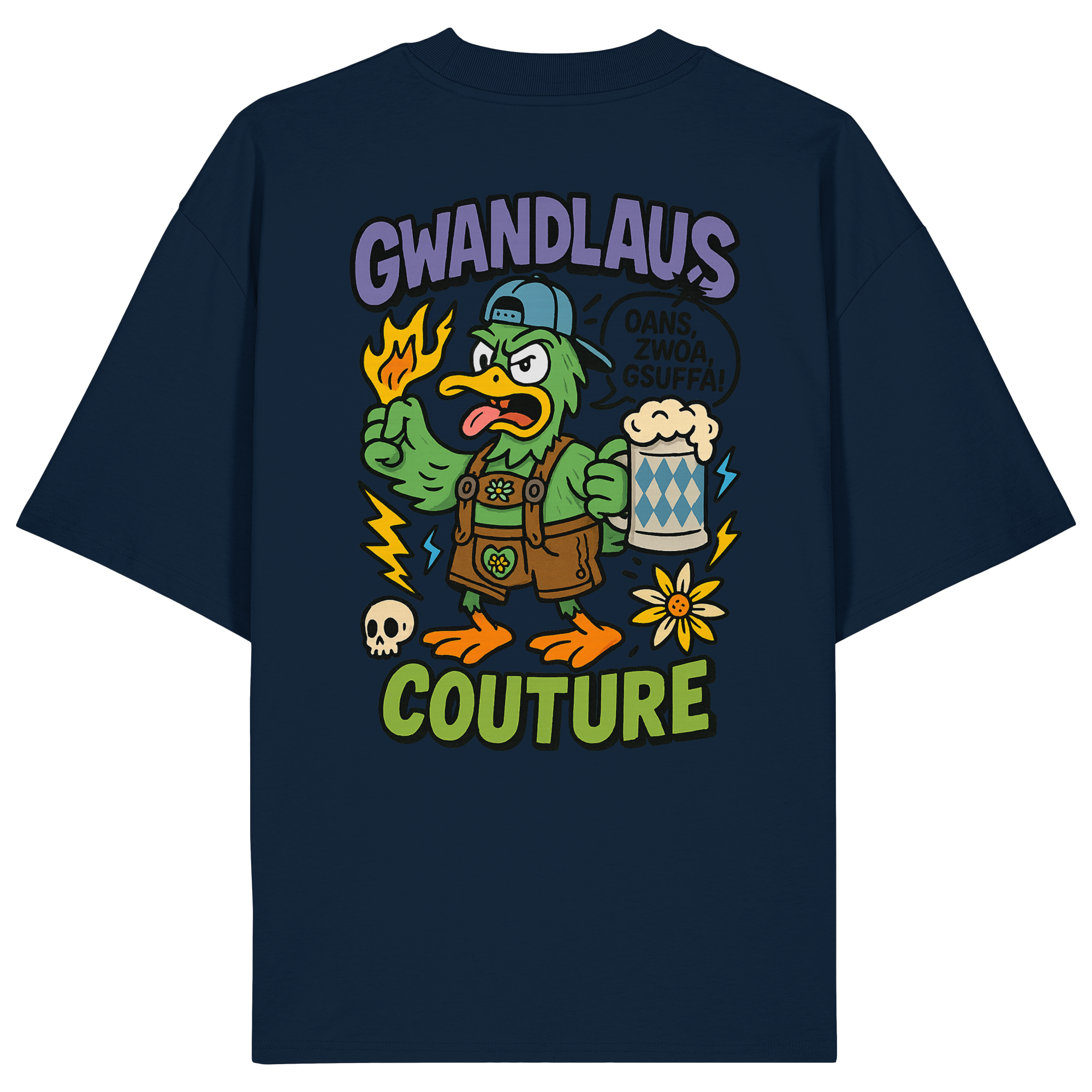 Ente süßsauer - Organic Oversize Shirt