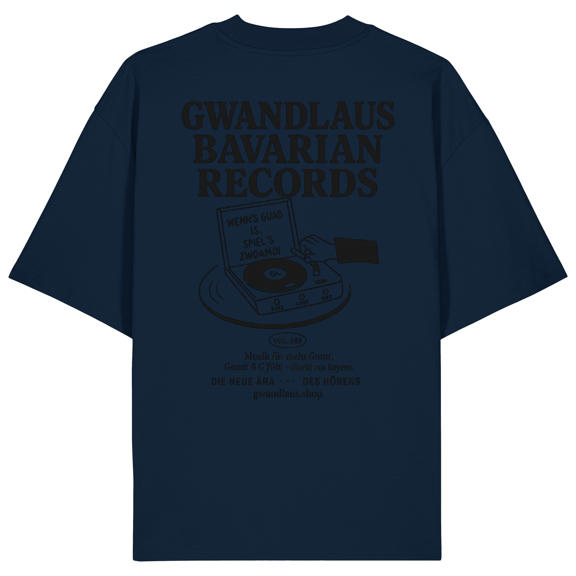 Bavarian Records  - Organic Oversize Shirt