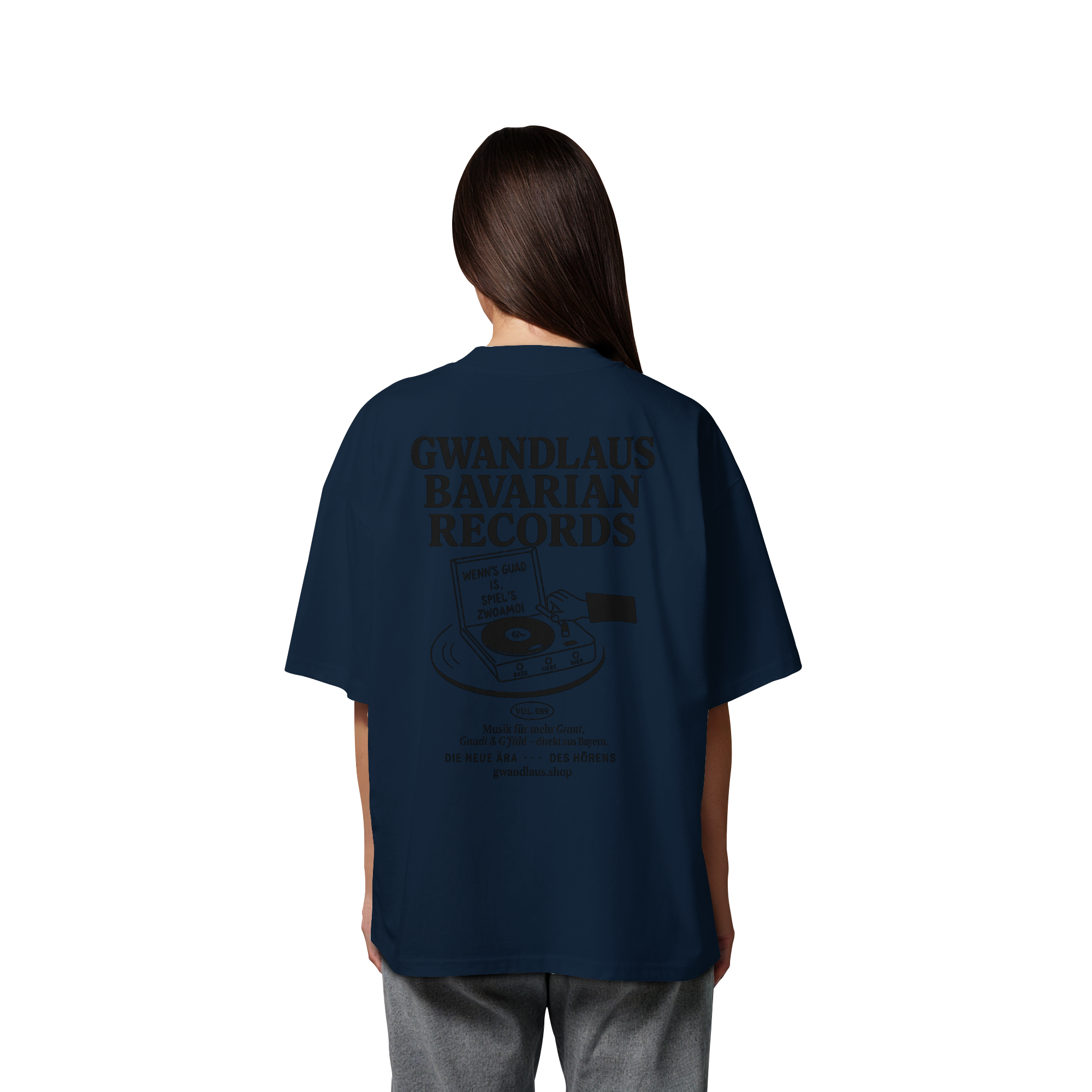 Bavarian Records  - Organic Oversize Shirt