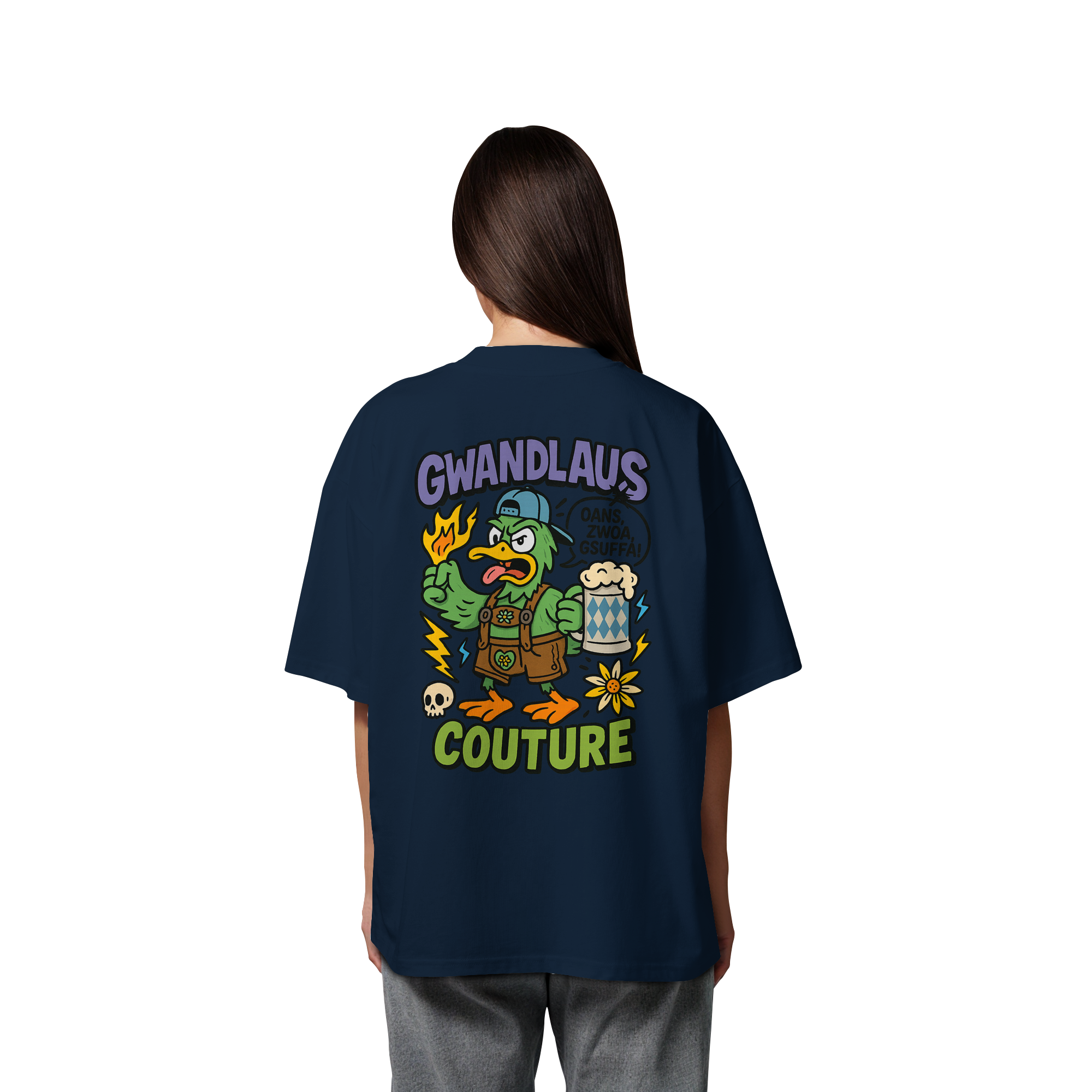 Ente süßsauer - Organic Oversize Shirt