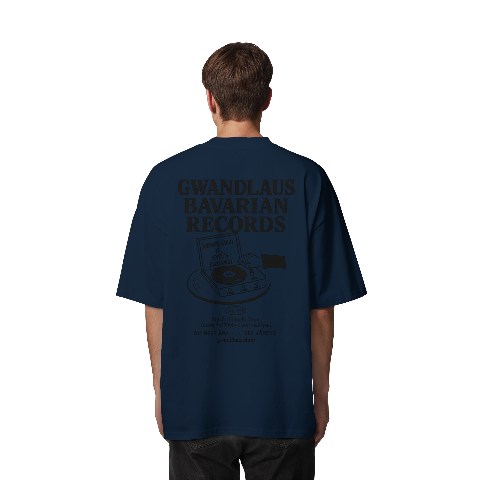 Bavarian Records  - Organic Oversize Shirt