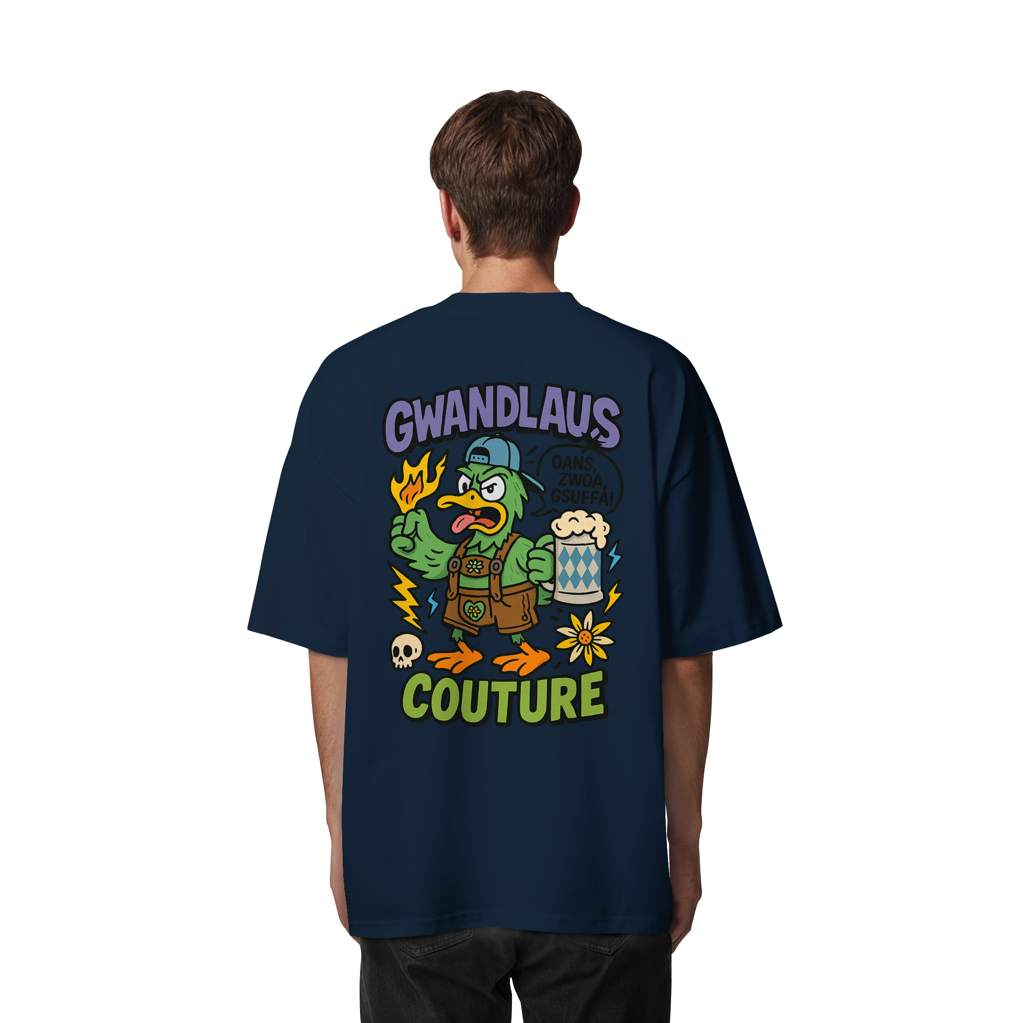 Ente süßsauer - Organic Oversize Shirt