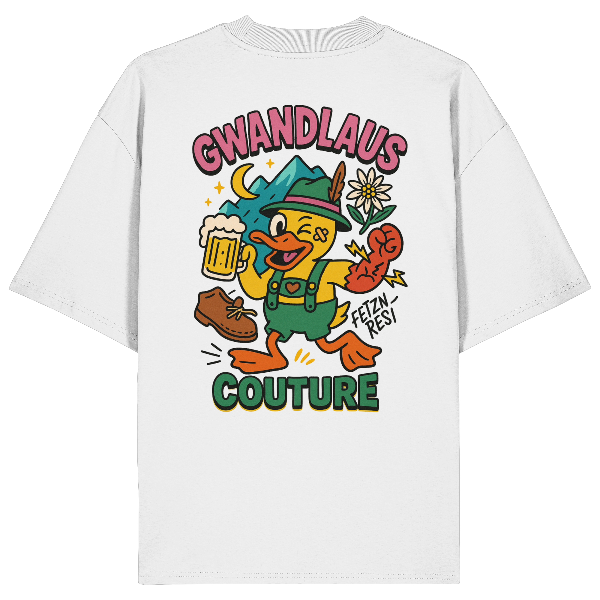 Crazy Duck - Organic Oversize Shirt