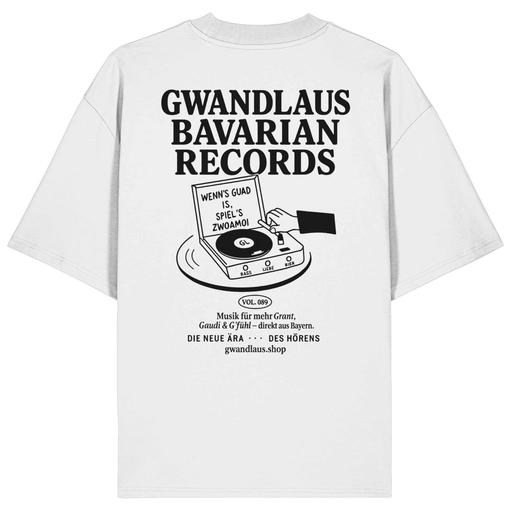 Bavarian Records  - Organic Oversize Shirt