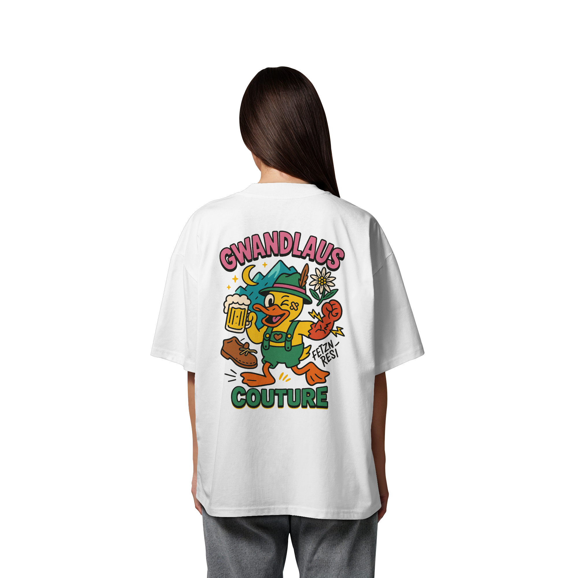 Crazy Duck - Organic Oversize Shirt
