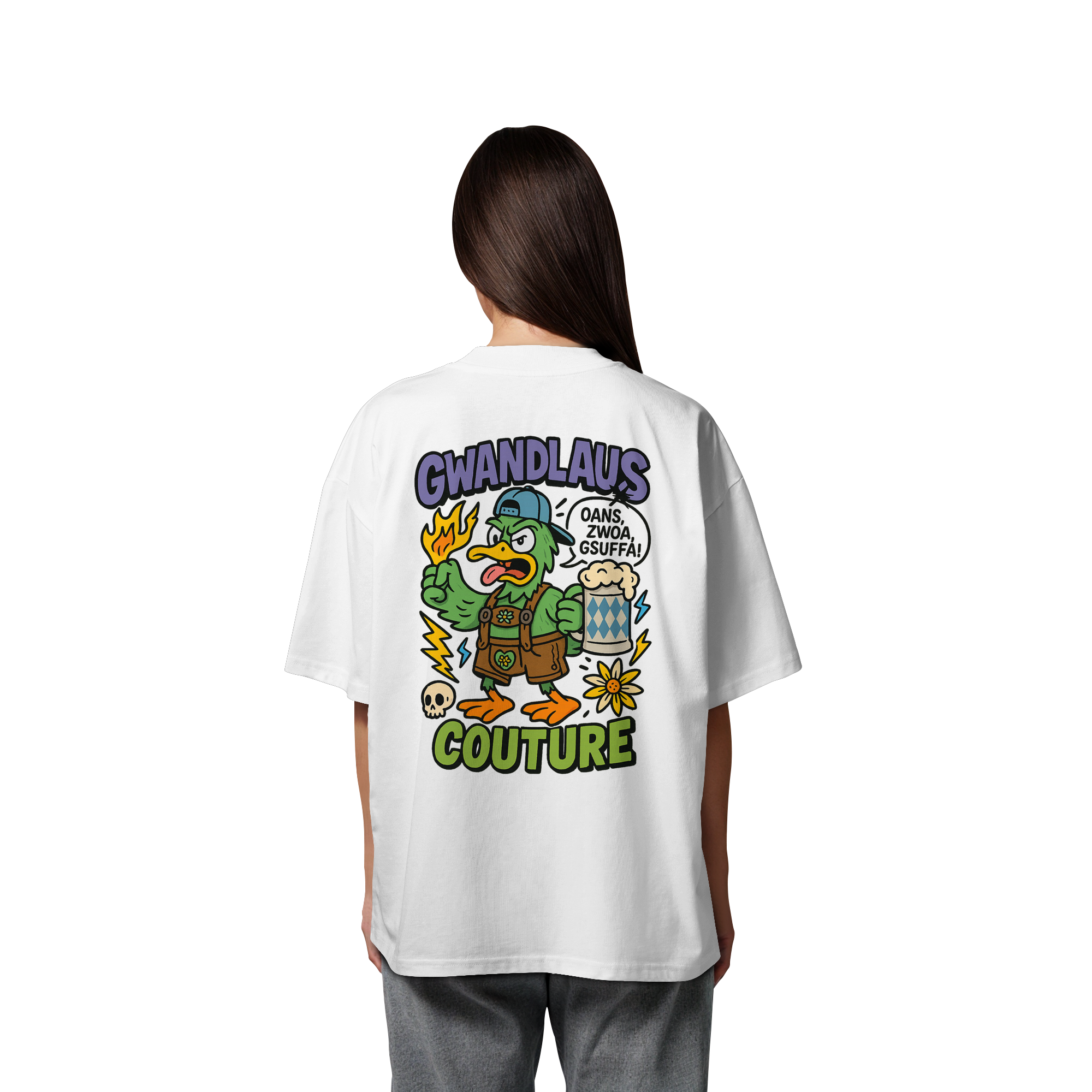 Ente süßsauer - Organic Oversize Shirt