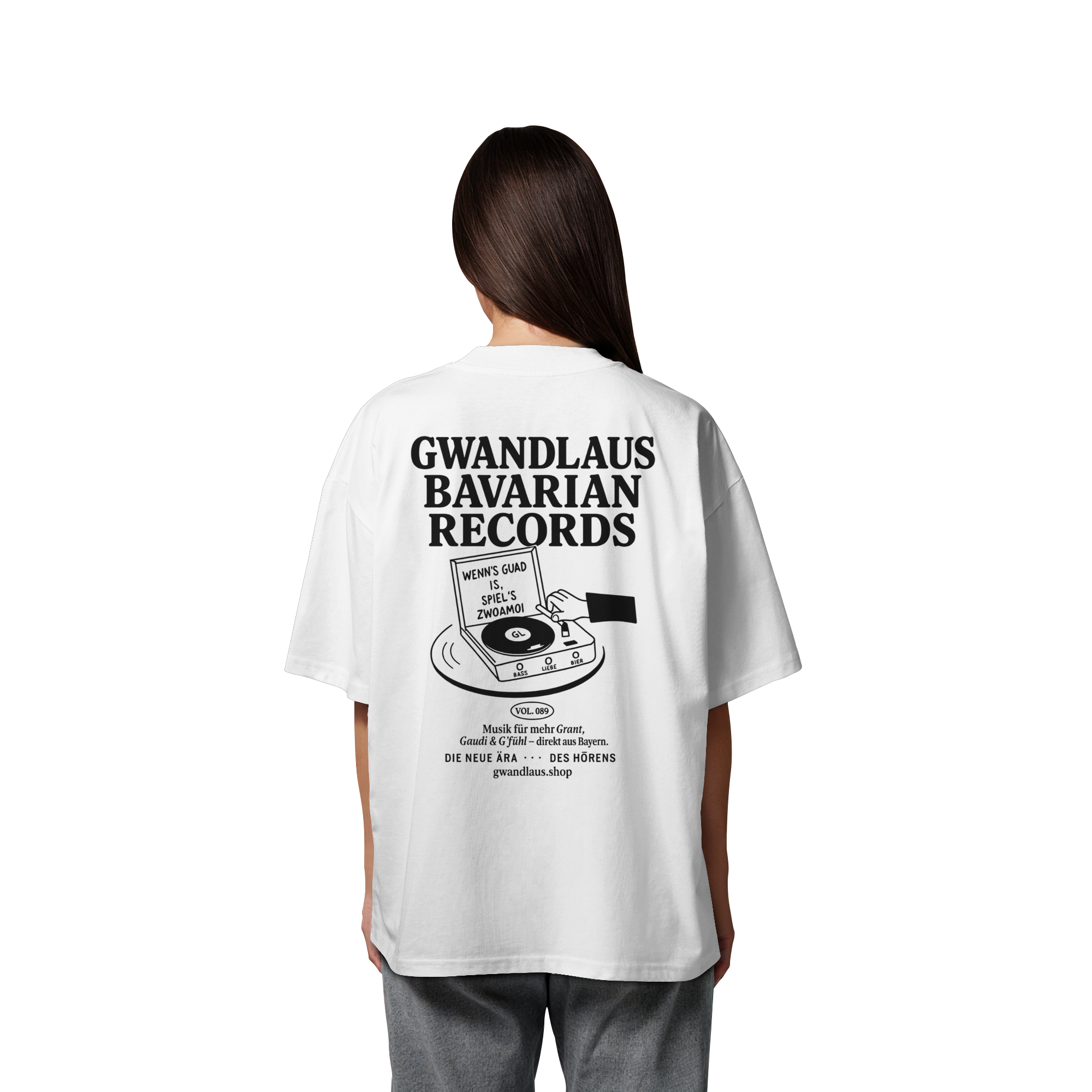 Bavarian Records  - Organic Oversize Shirt