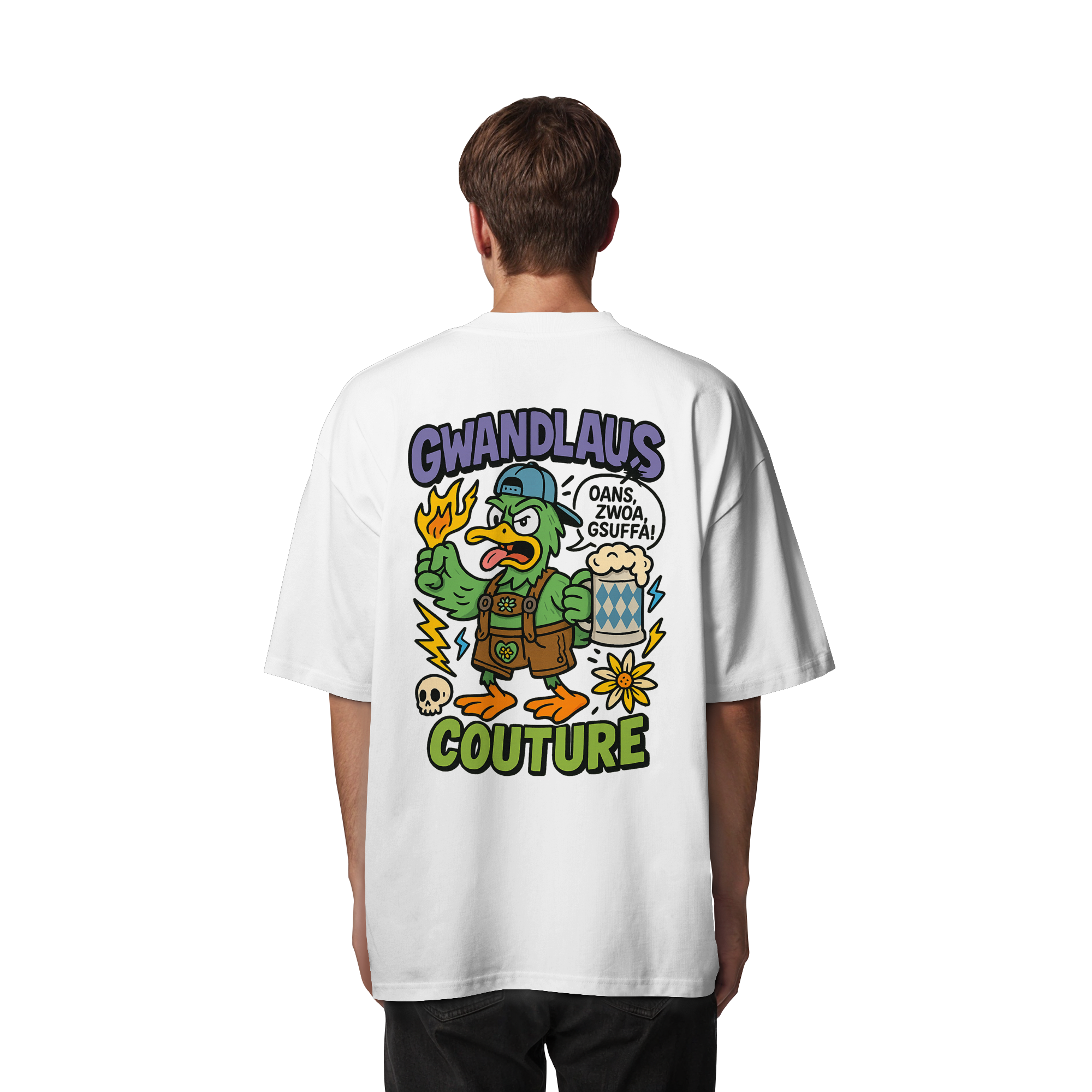 Ente süßsauer - Organic Oversize Shirt