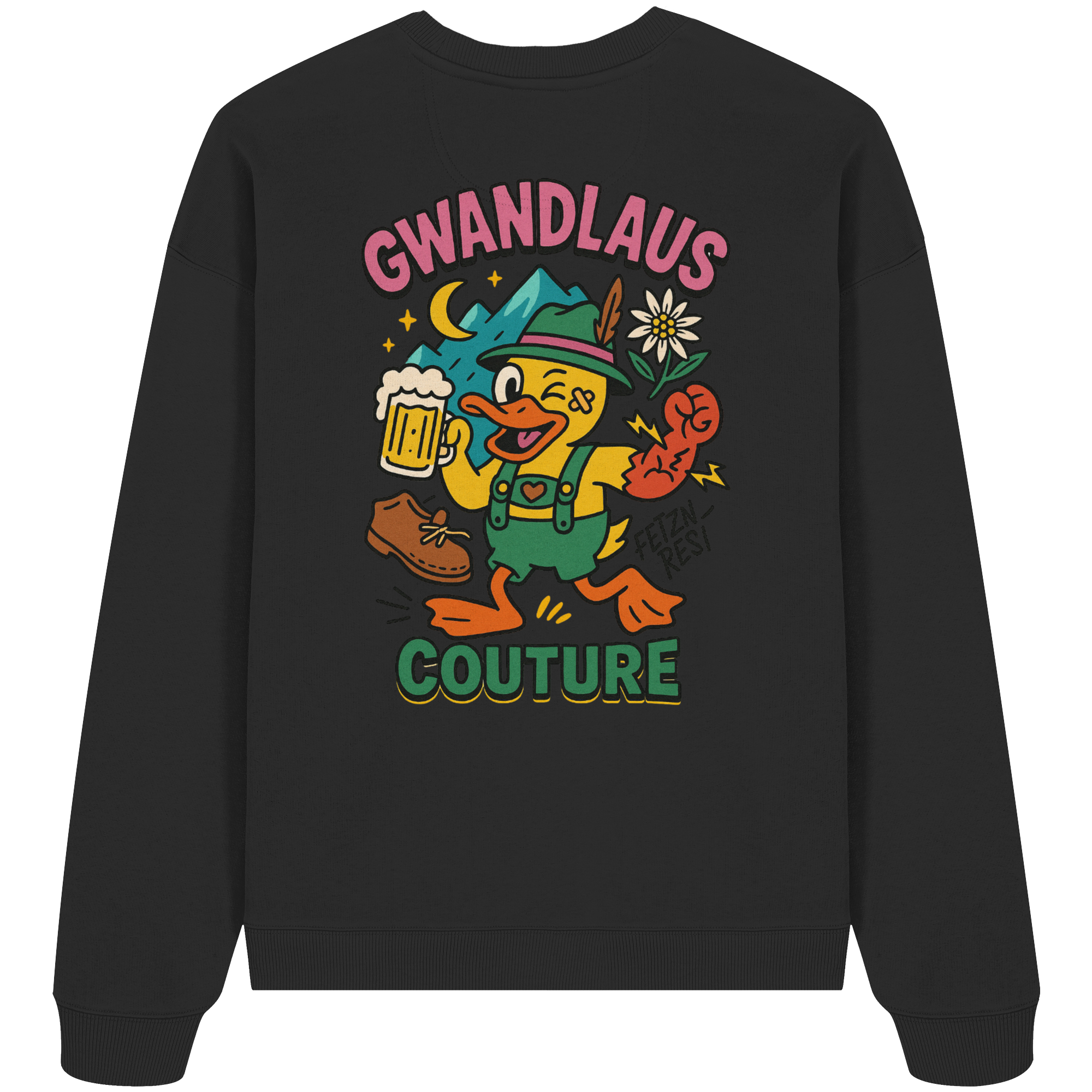 Crazy Duck - Organic Oversize Sweatshirt