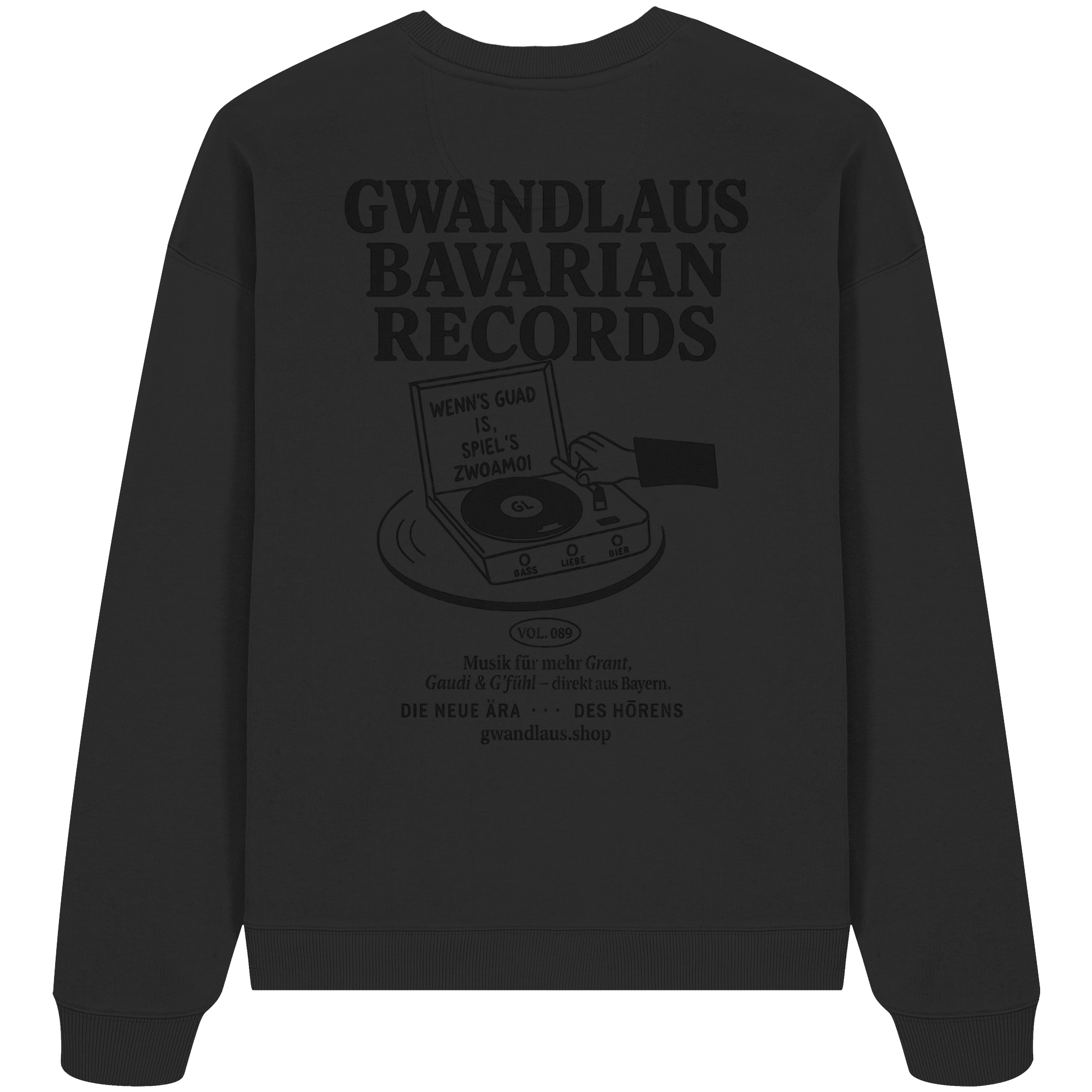 Bavarian Records  - Organic Oversize Sweatshirt