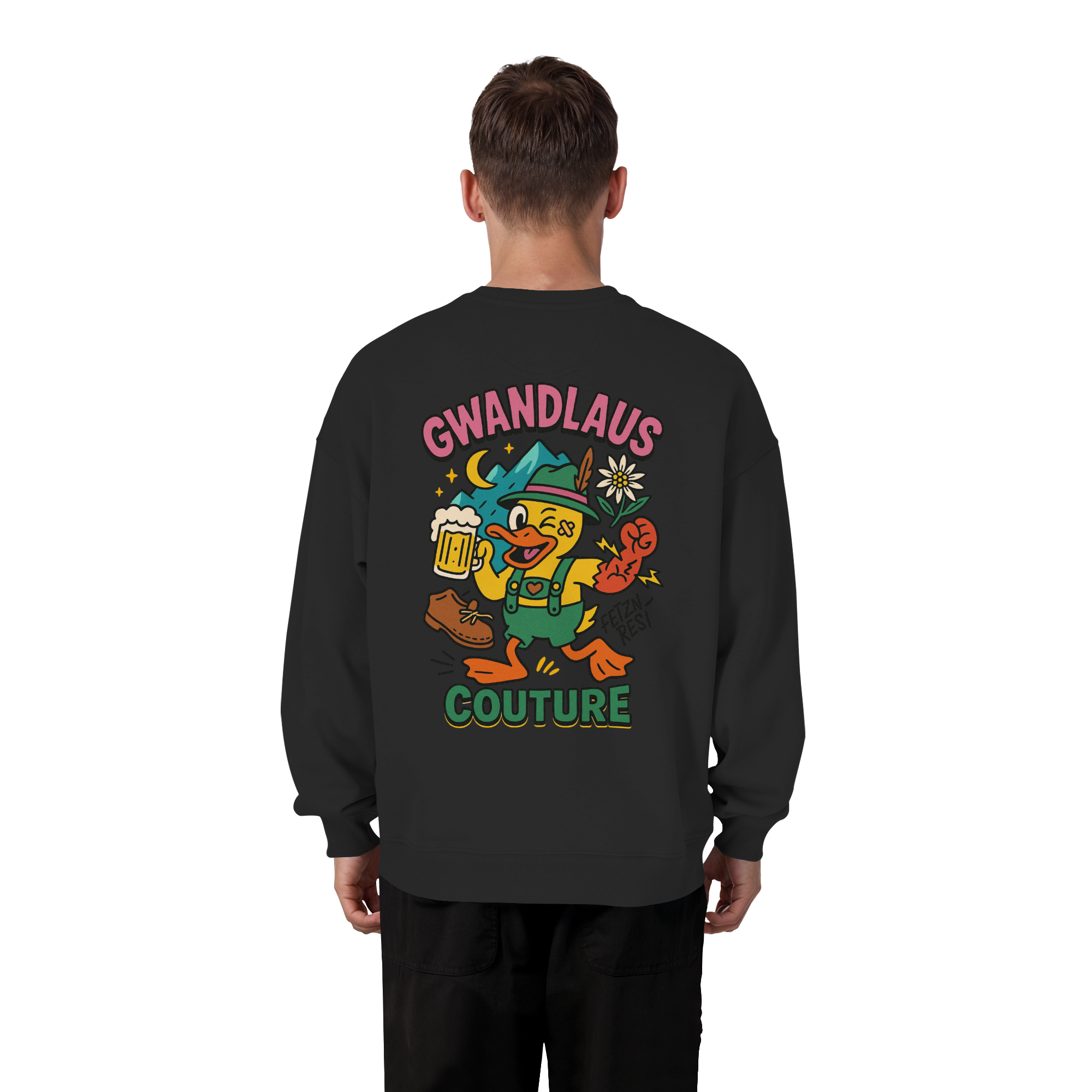 Crazy Duck - Organic Oversize Sweatshirt