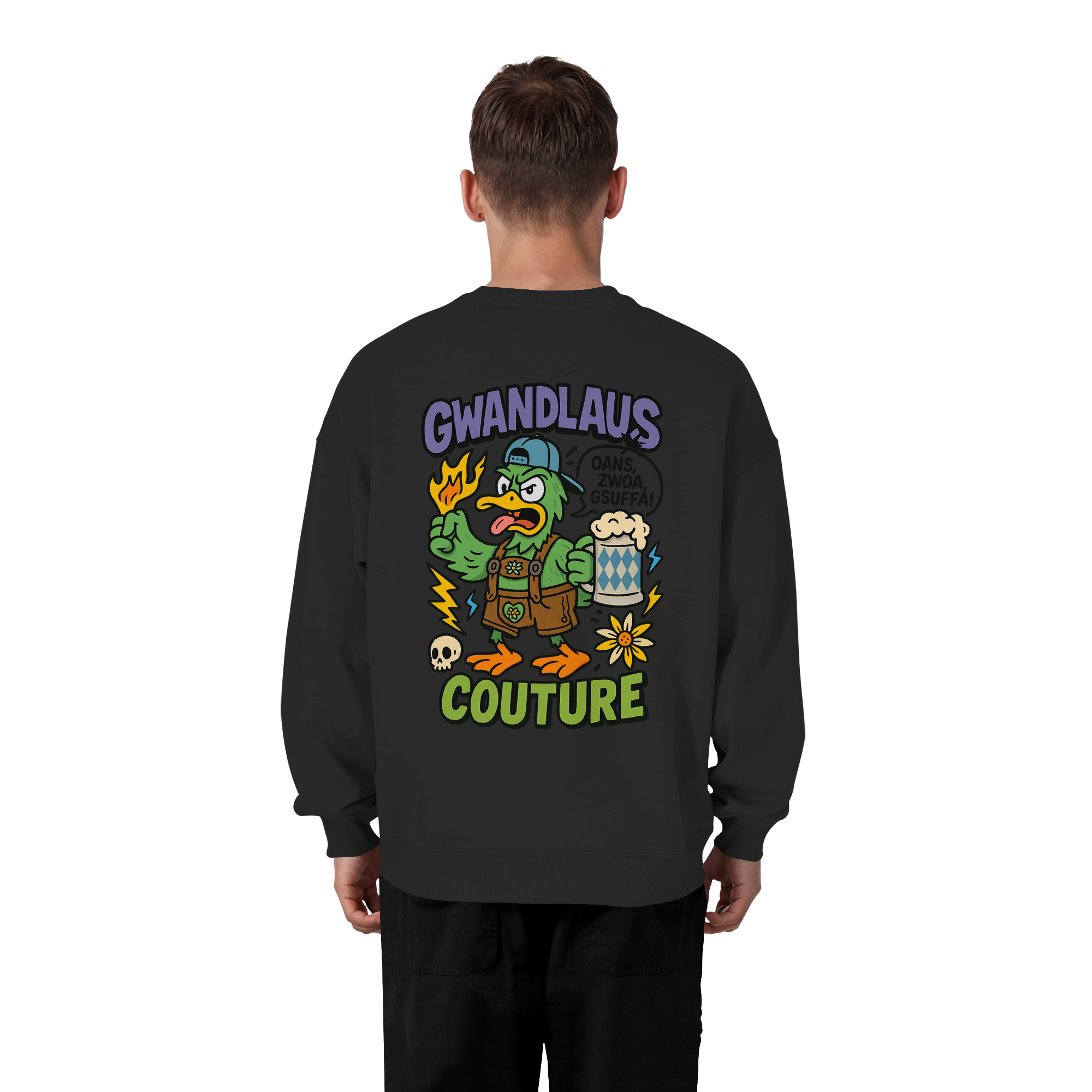 Ente süßsauer - Organic Oversize Sweatshirt