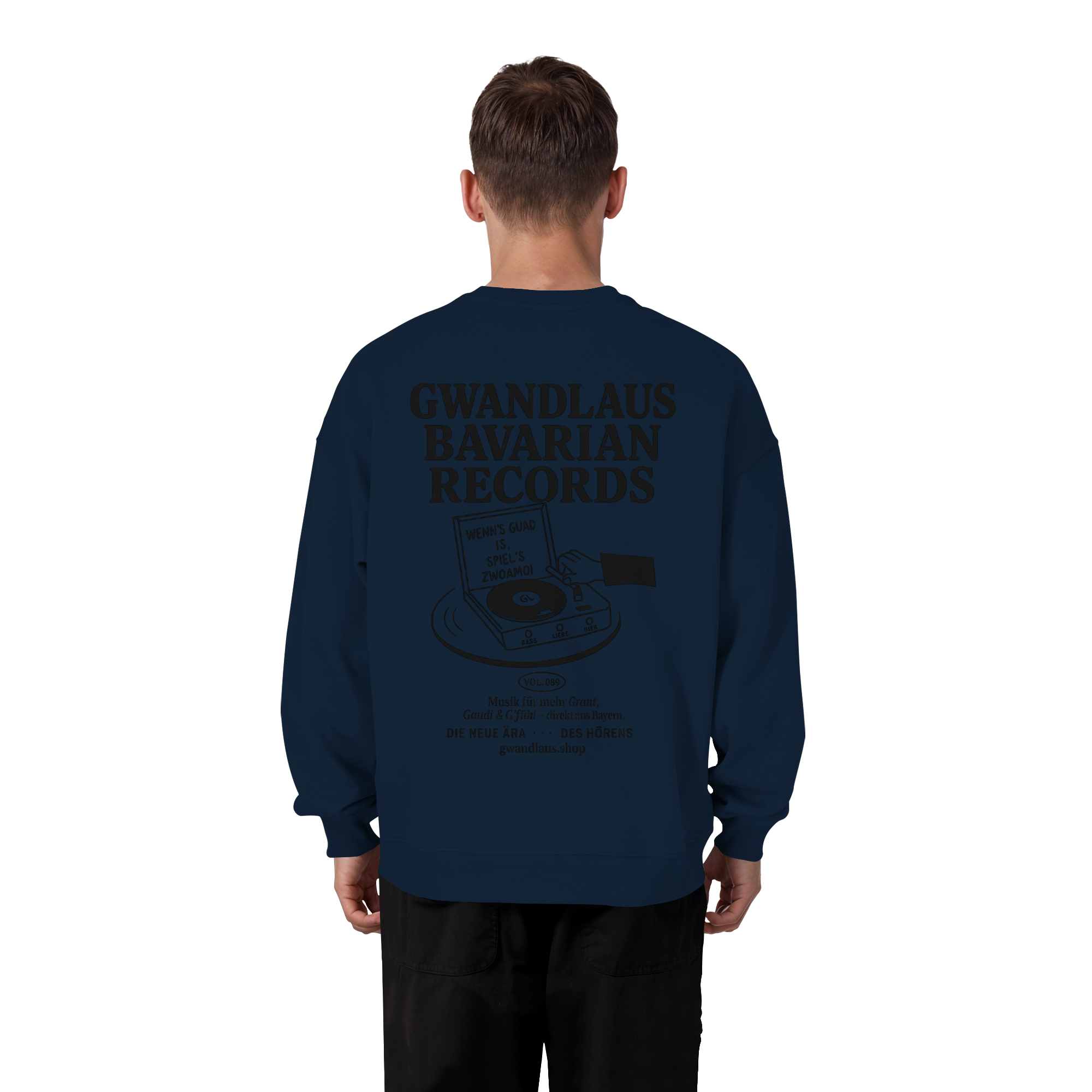 Bavarian Records  - Organic Oversize Sweatshirt