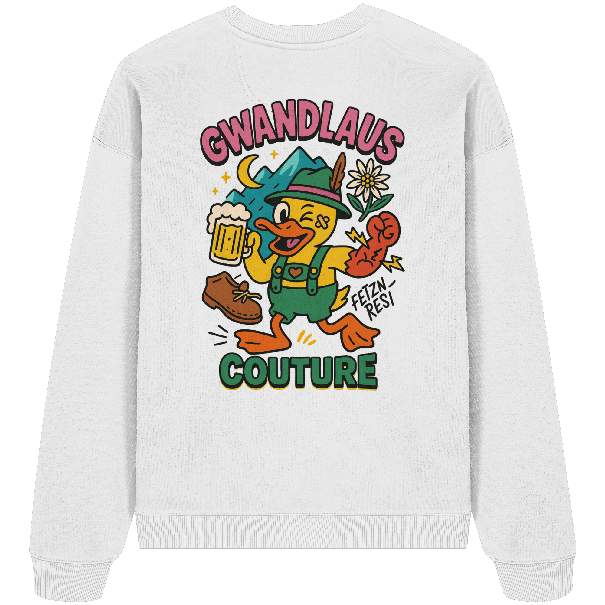 Crazy Duck - Organic Oversize Sweatshirt
