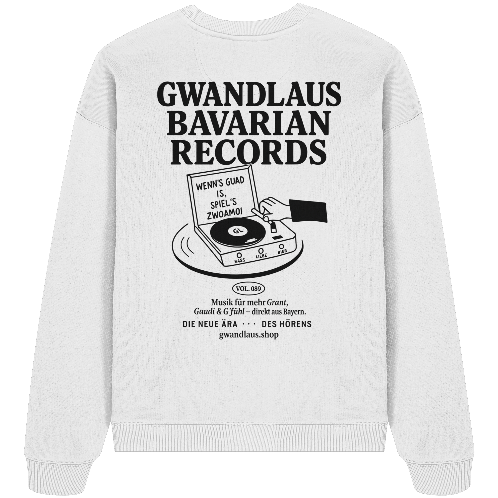 Bavarian Records  - Organic Oversize Sweatshirt